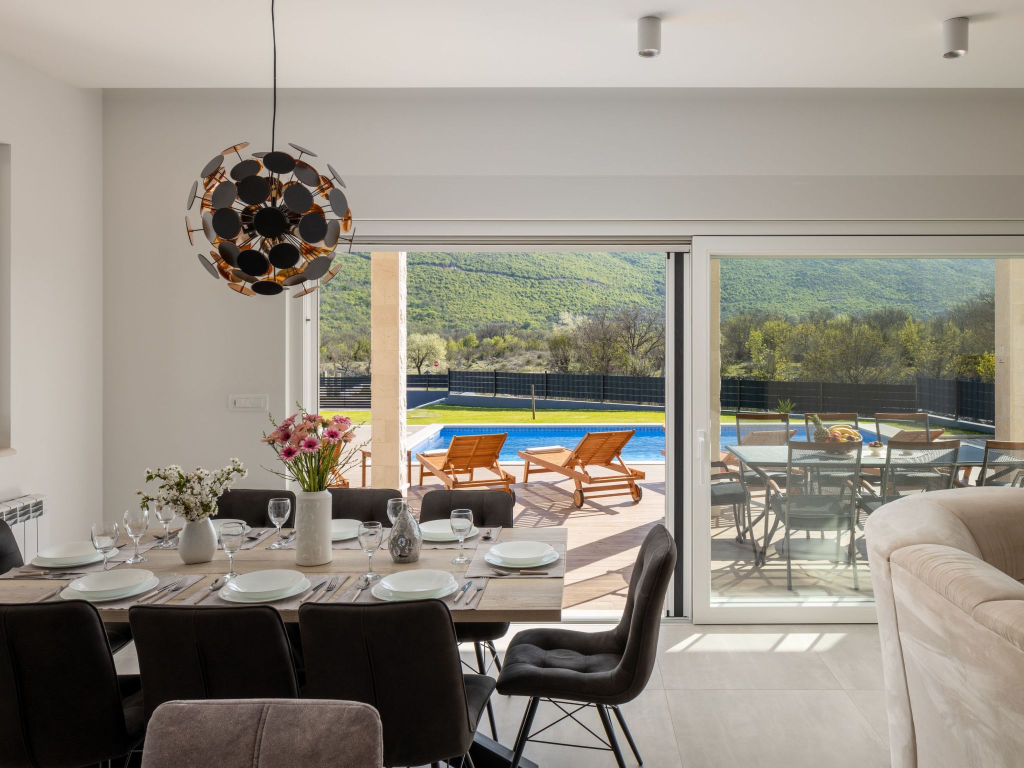 Villa Big Garden für 7 Personen und 1 Kind-Drinnen