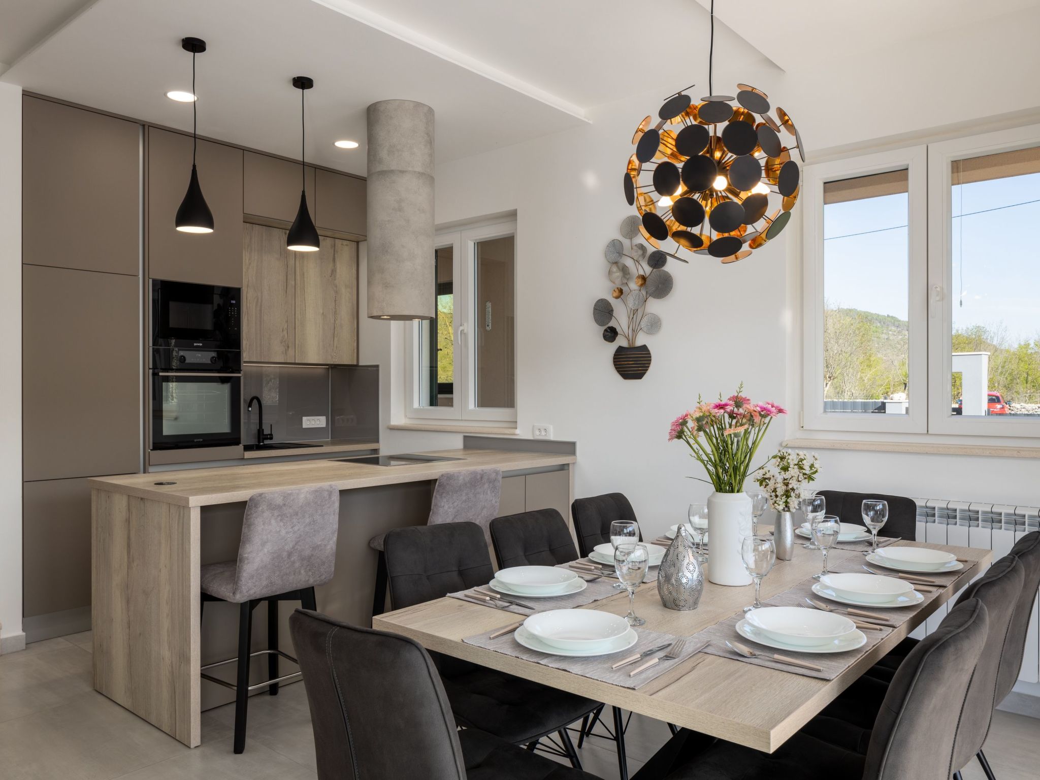 Villa Big Garden für 7 Personen und 1 Kind-Drinnen