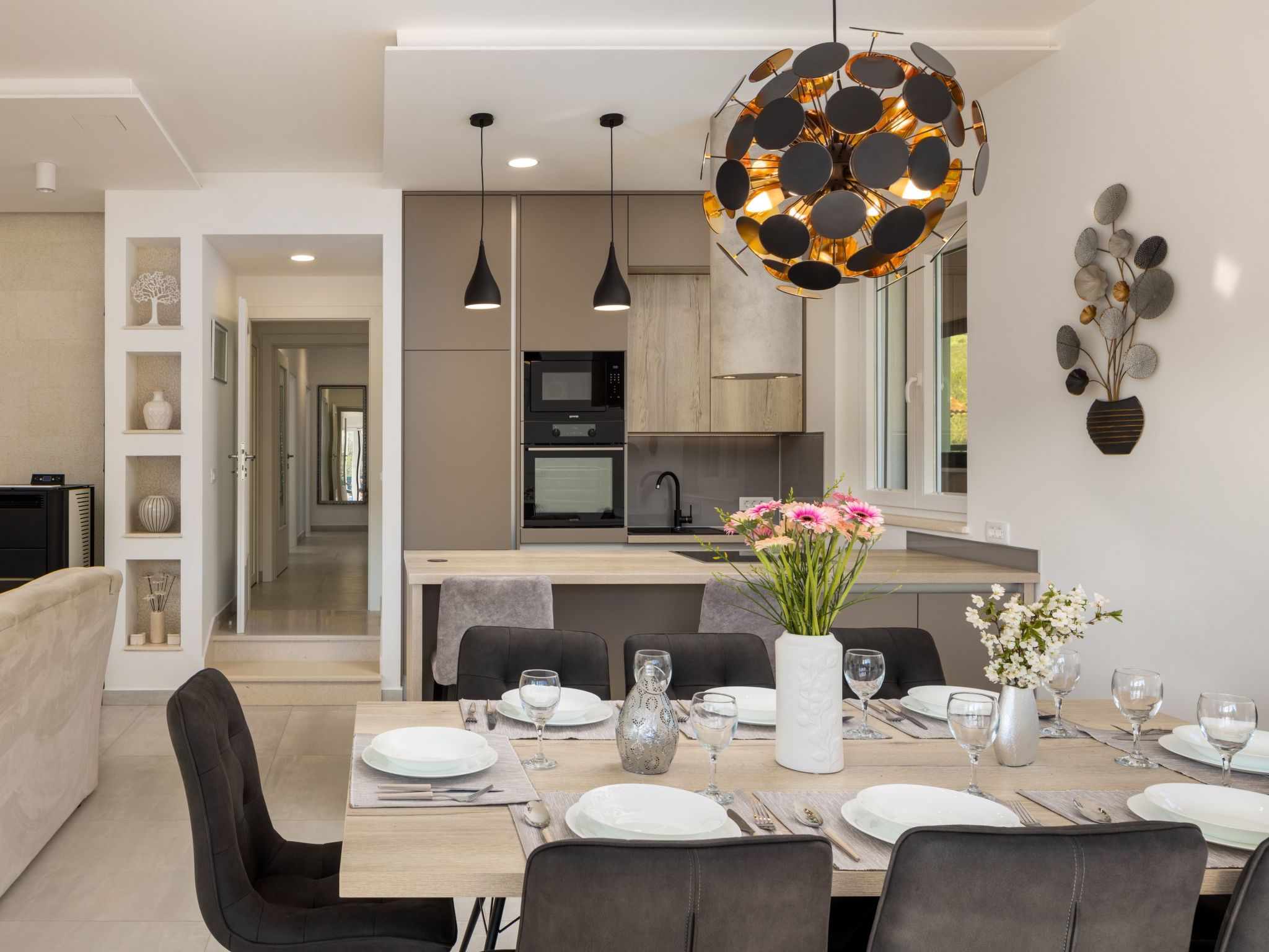 Villa Big Garden für 7 Personen und 1 Kind-Drinnen