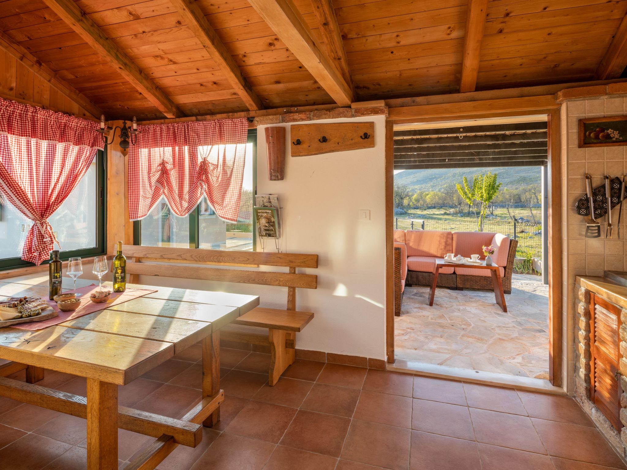 Villa Big Garden für 7 Personen und 1 Kind-Drinnen