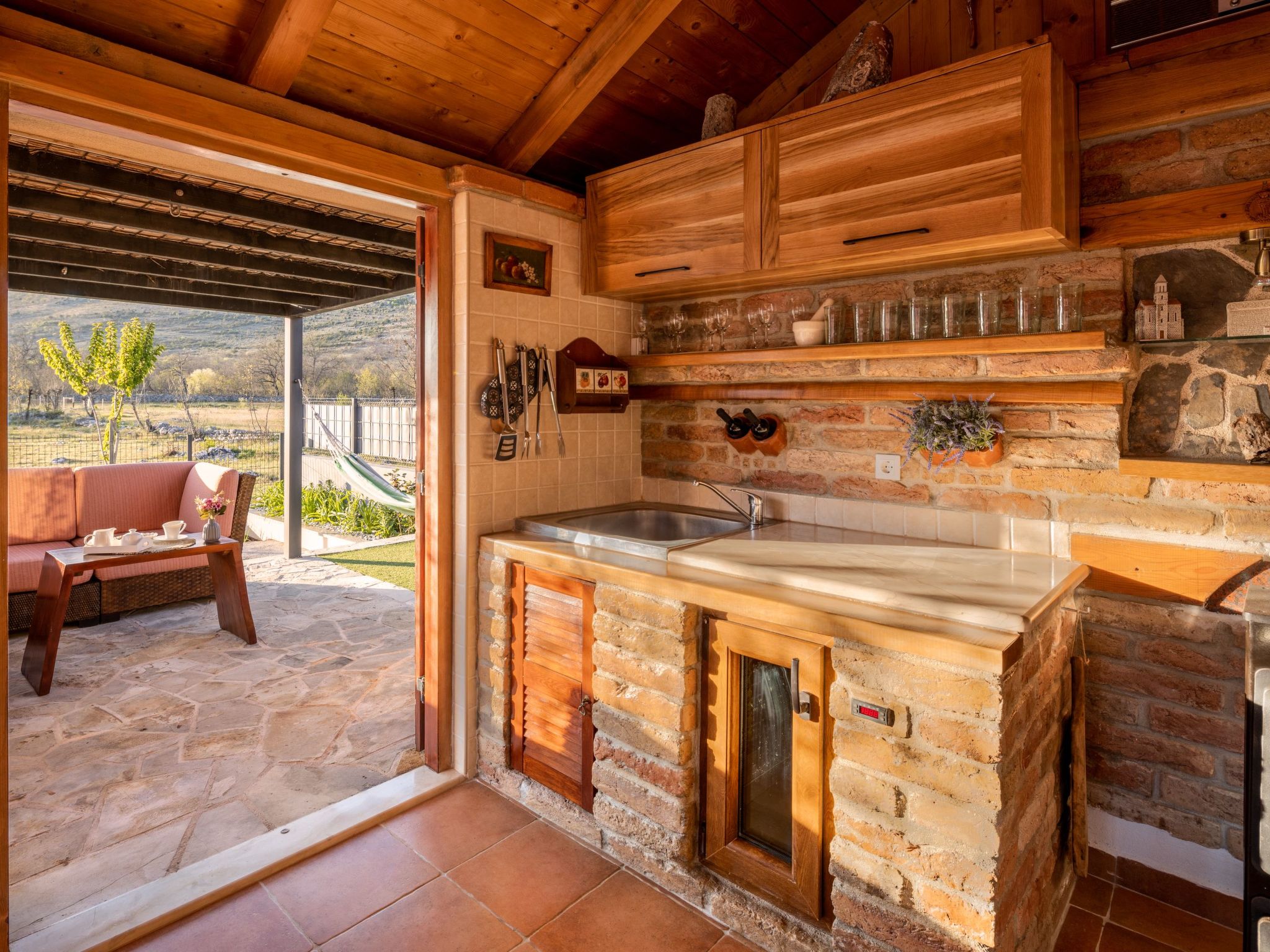 Villa Big Garden für 7 Personen und 1 Kind-Drinnen