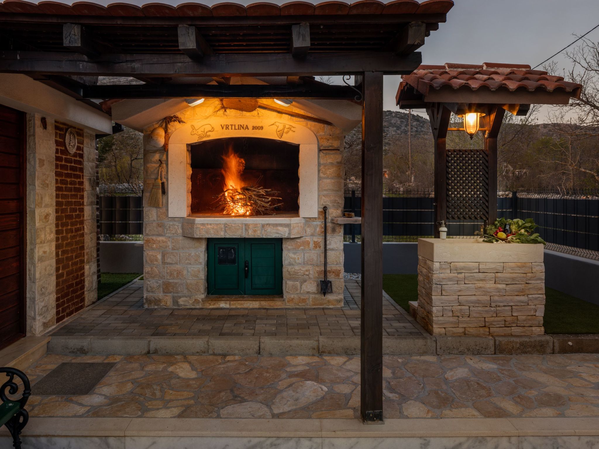 Villa Big Garden für 7 Personen und 1 Kind-Drinnen