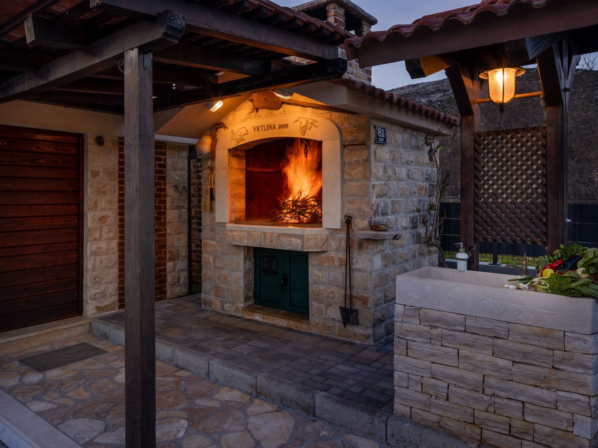 Villa Big Garden für 7 Personen und 1 Kind-Drinnen