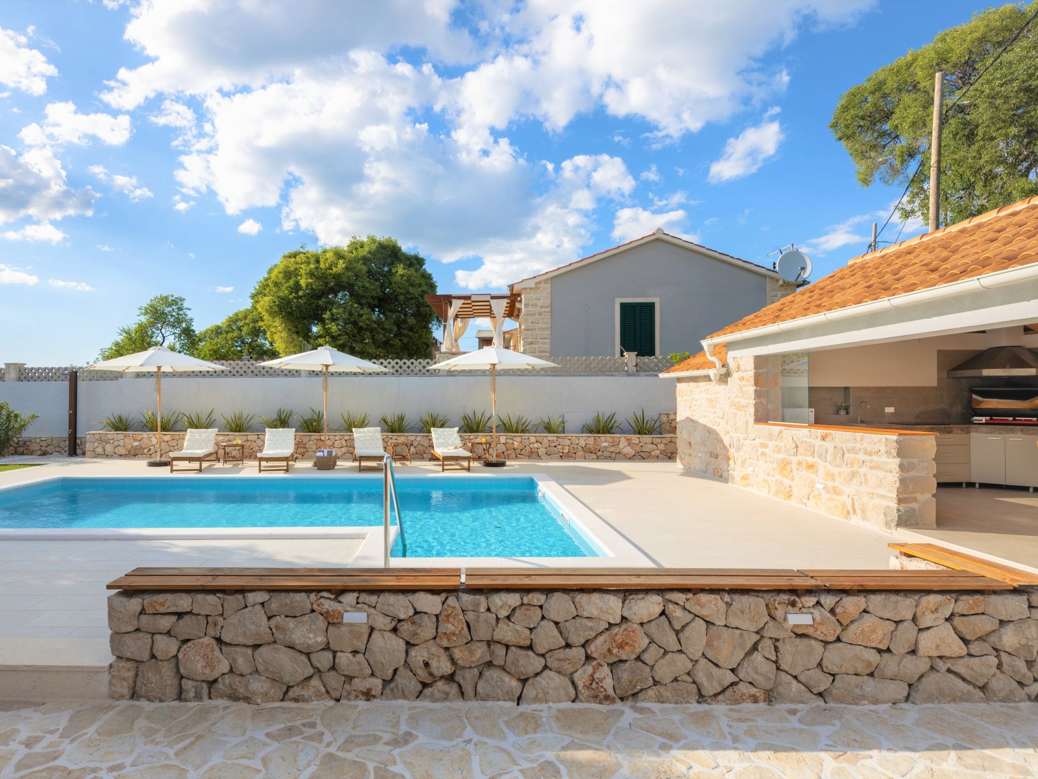 Villa di Perla: Moderne vrijstaande villa met privézwembad nabij Primošten - foto 12