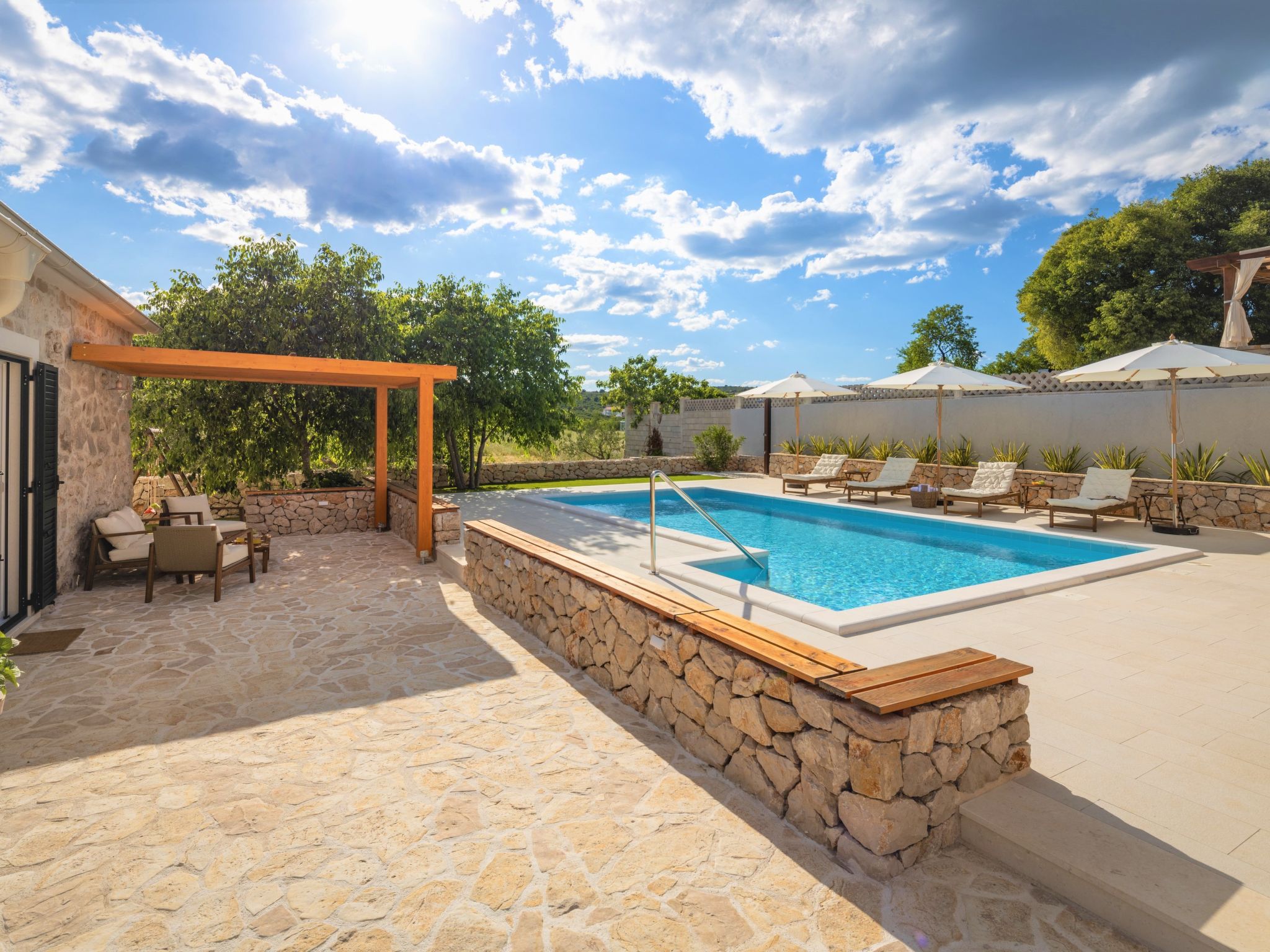 Villa di Perla: Moderne vrijstaande villa met privézwembad nabij Primošten - foto 22