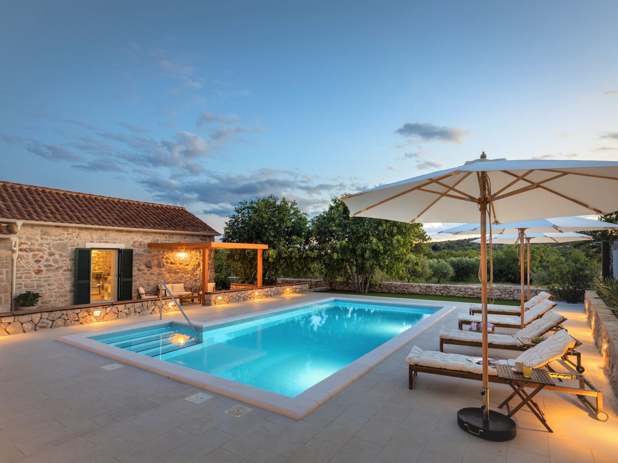 Villa di Perla: Moderne vrijstaande villa met privézwembad nabij Primošten - foto 32
