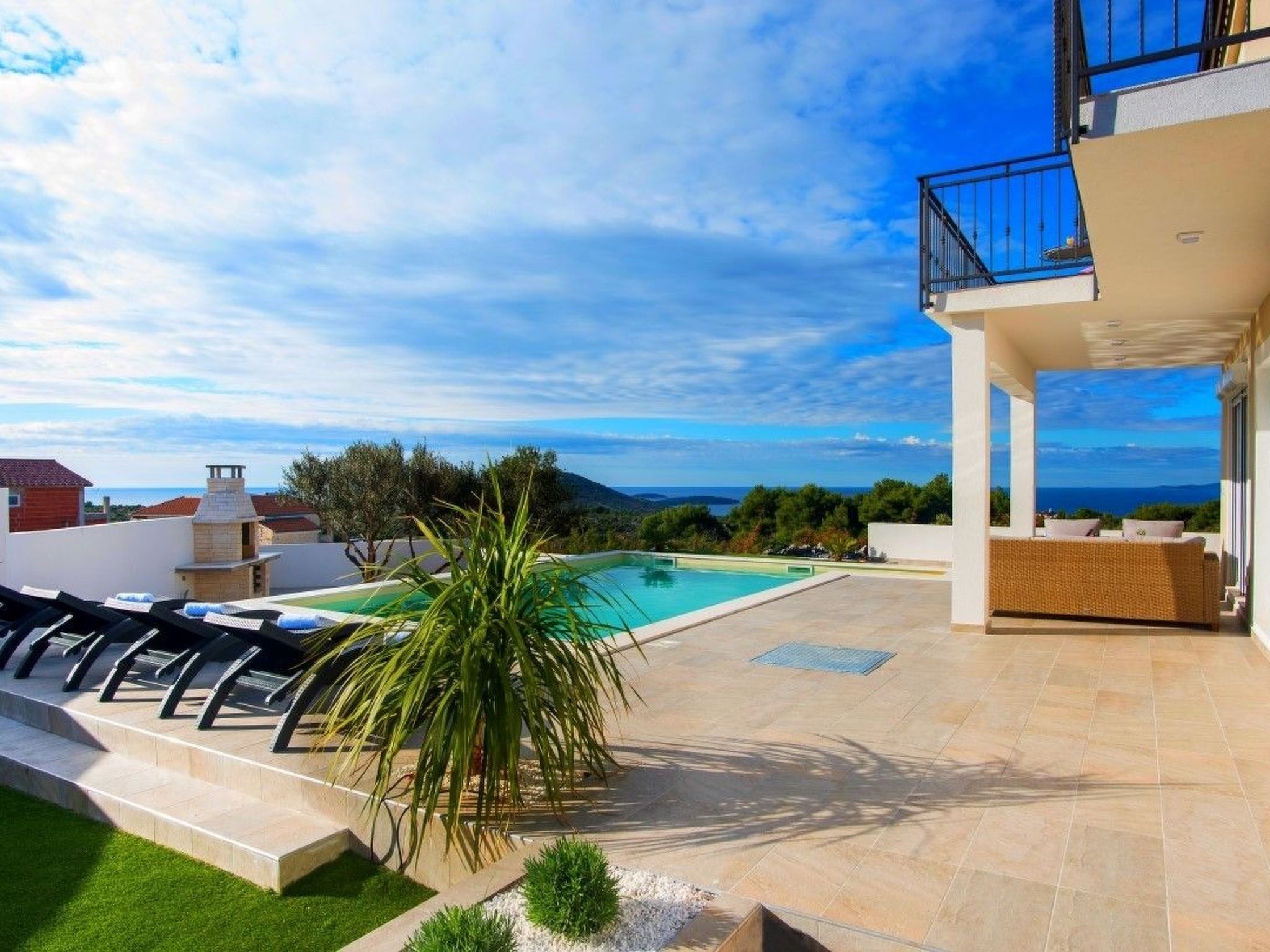 Vakantiehuis met privé zwembad in Primosten (Kroatië) voor 8 personen