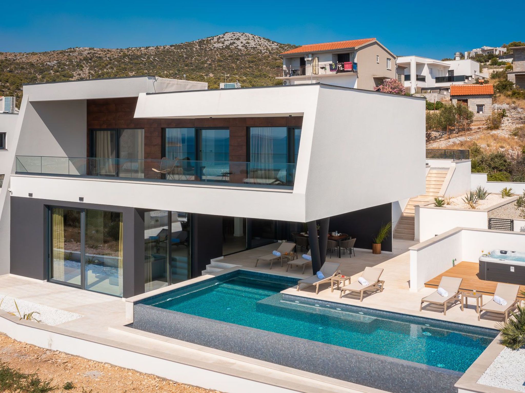 Ferienvilla "Oliva" mit Sauna-Drinnen