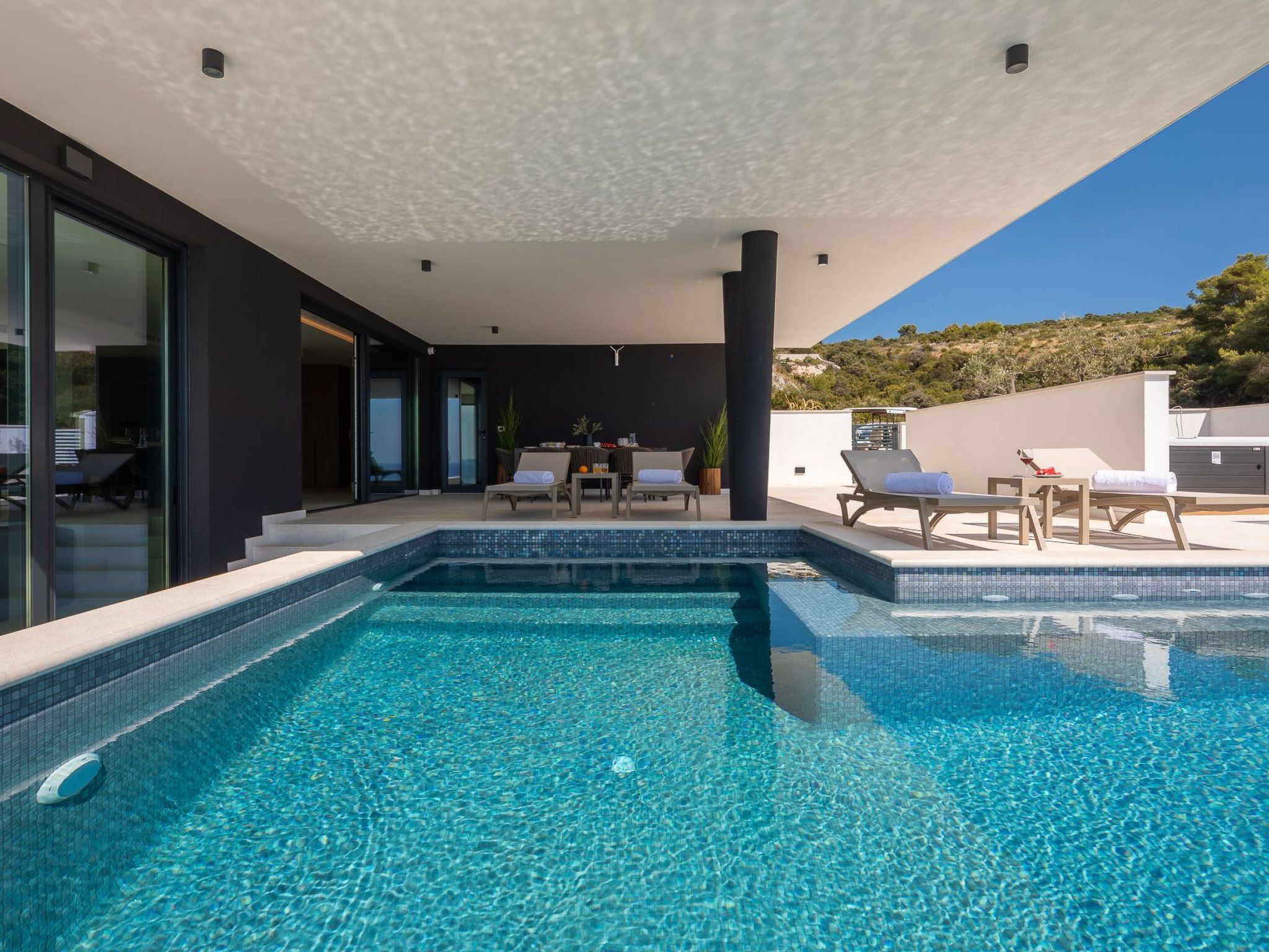 Ferienvilla "Oliva" mit Sauna-Drinnen