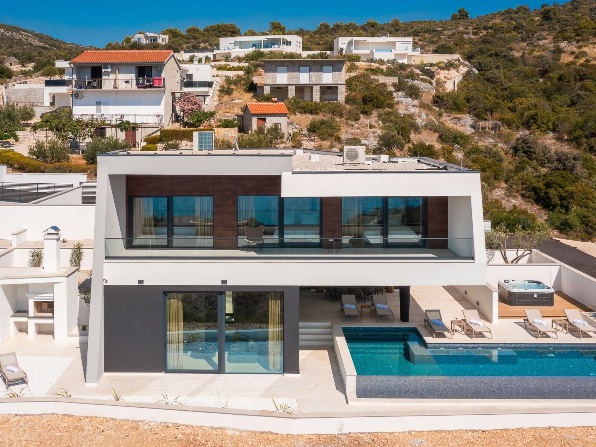 Ferienvilla "Oliva" mit Sauna-Drinnen