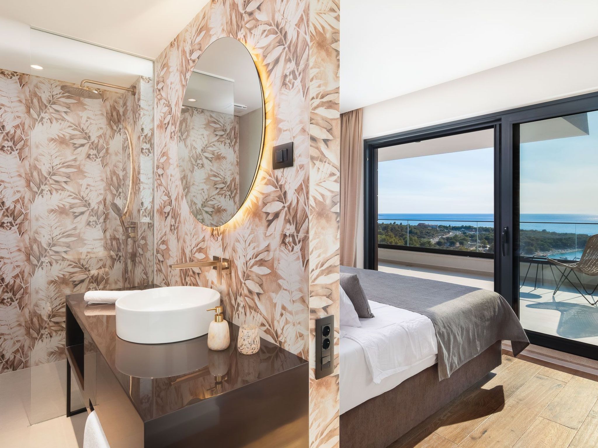 Ferienvilla "Oliva" mit Sauna-Drinnen