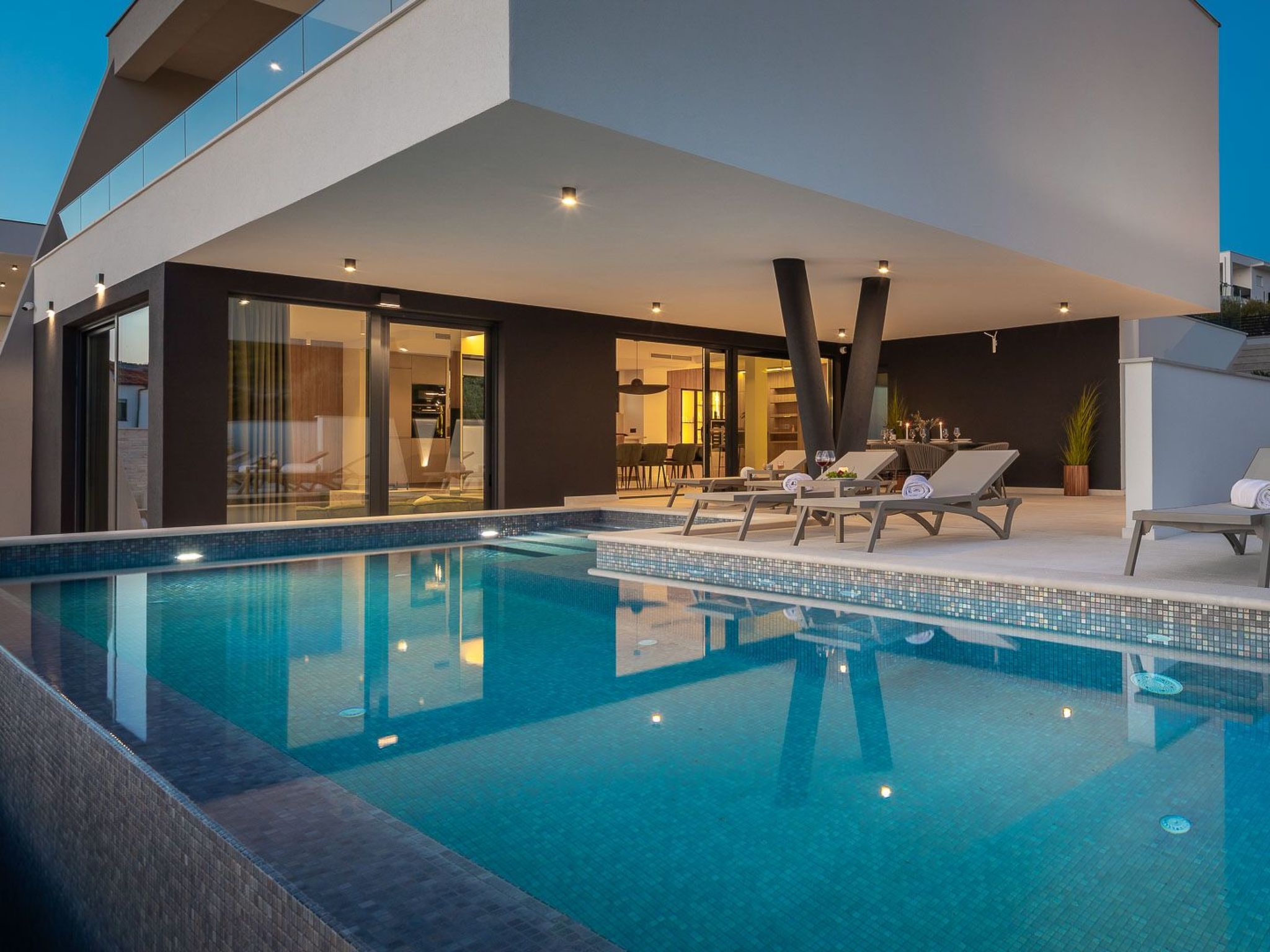 Ferienvilla "Oliva" mit Sauna-Drinnen