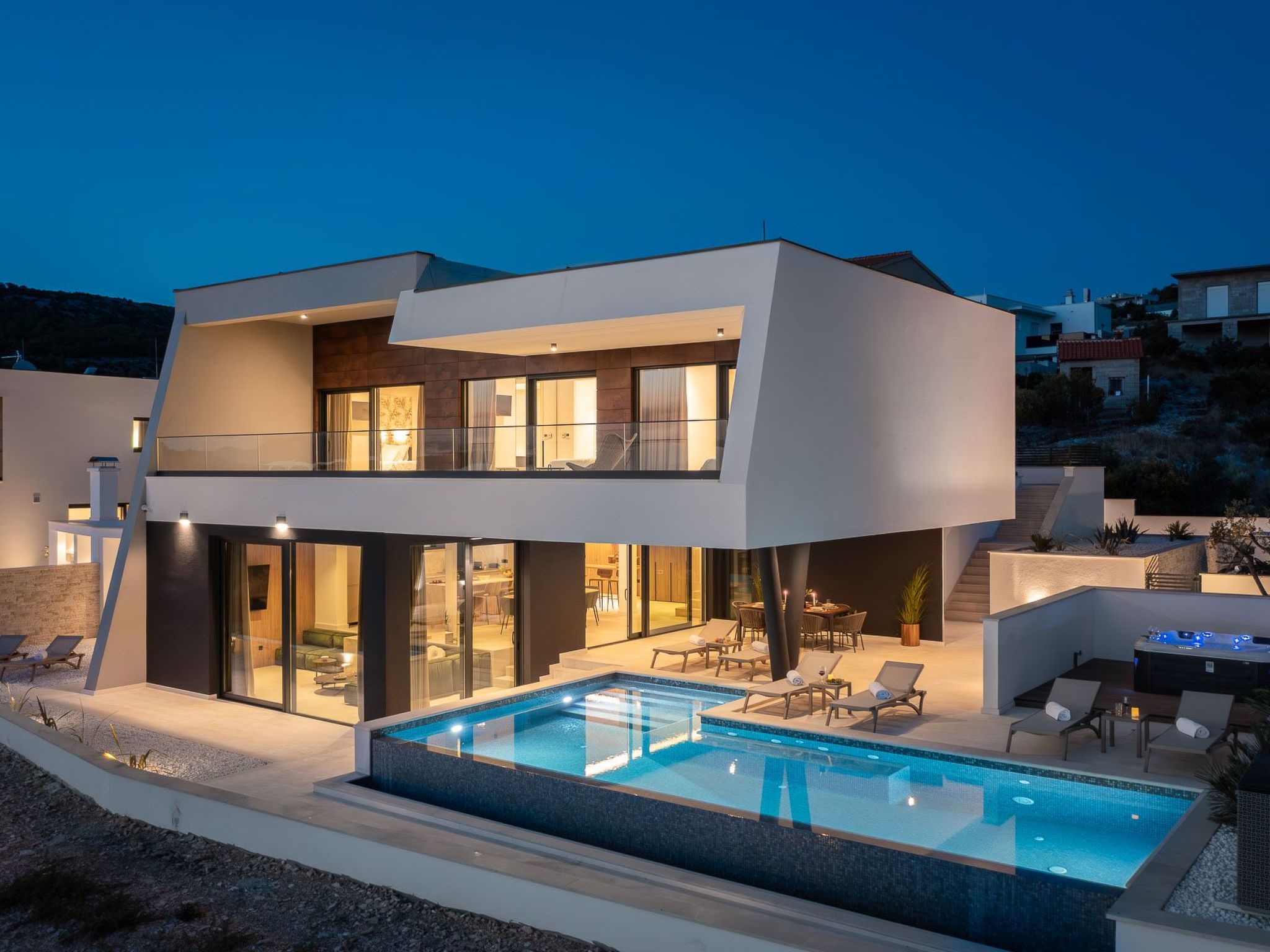 Ferienvilla "Oliva" mit Sauna-Drinnen