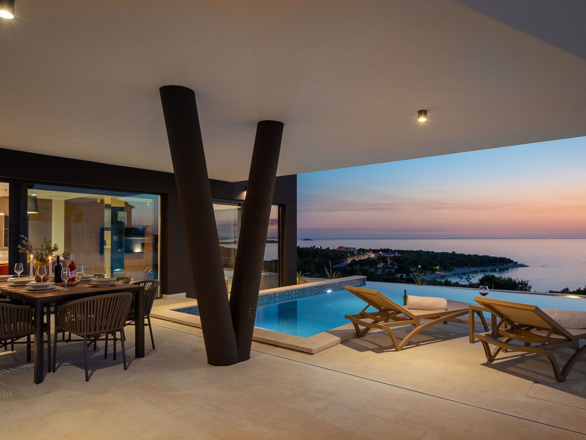 Vakantiehuis met privé zwembad in Primosten (Kroatië) voor 10 personen