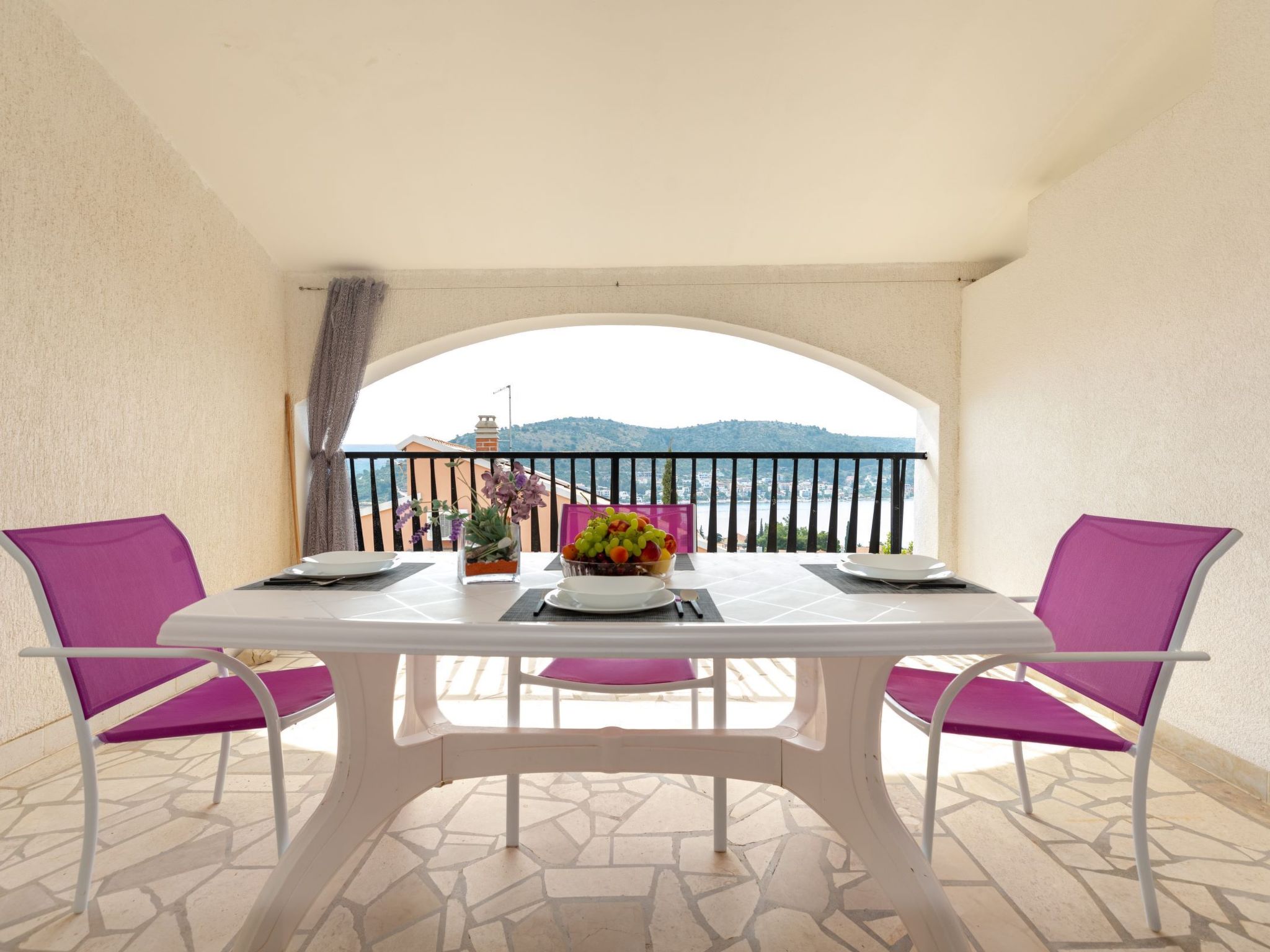Appartement "Maya" mit Blick auf das Wasser - Dehors