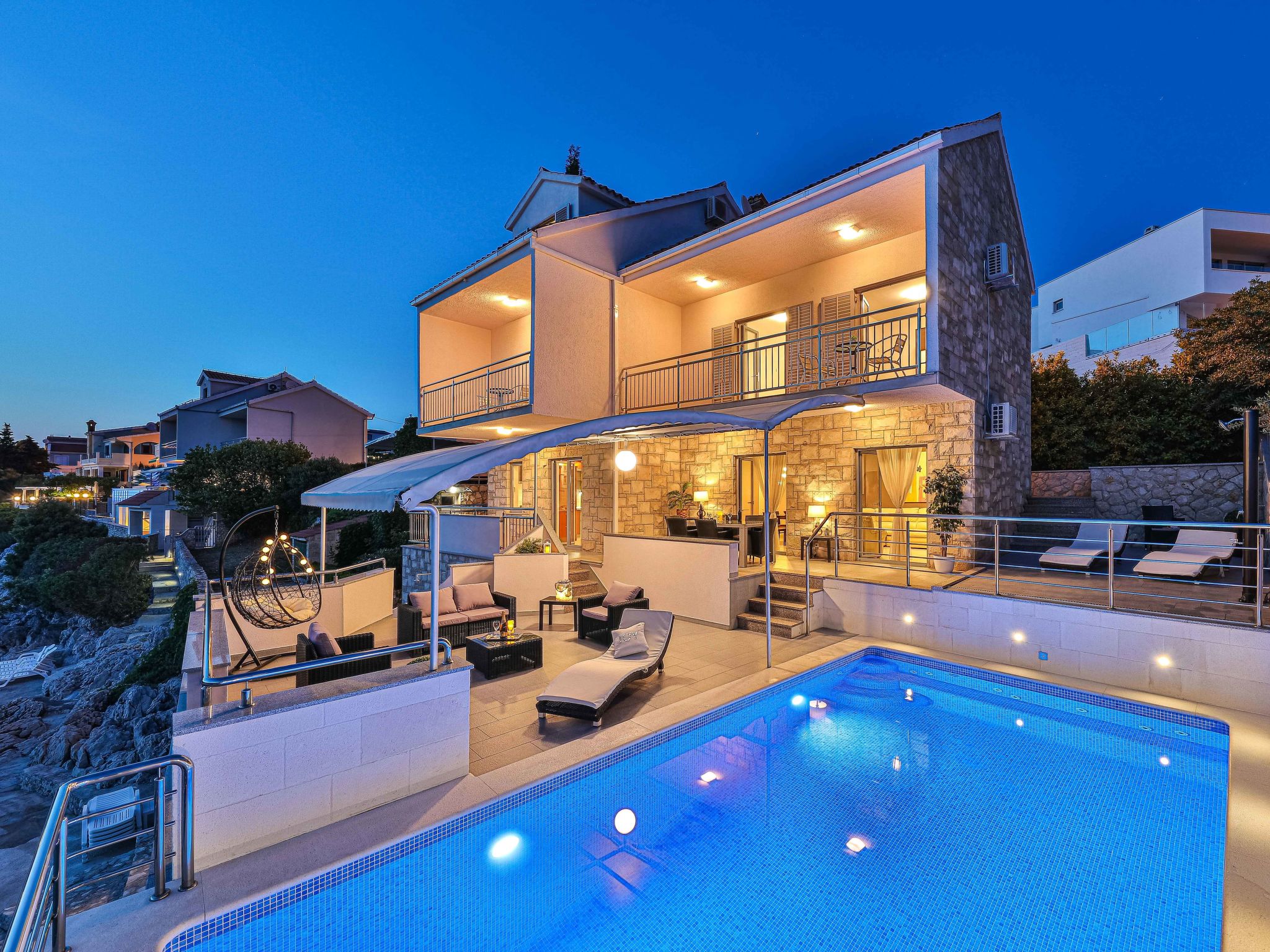 Villa Antonija: Stijlvolle villa direct aan zee met verwarmd zwembad in Ražanj - foto 25