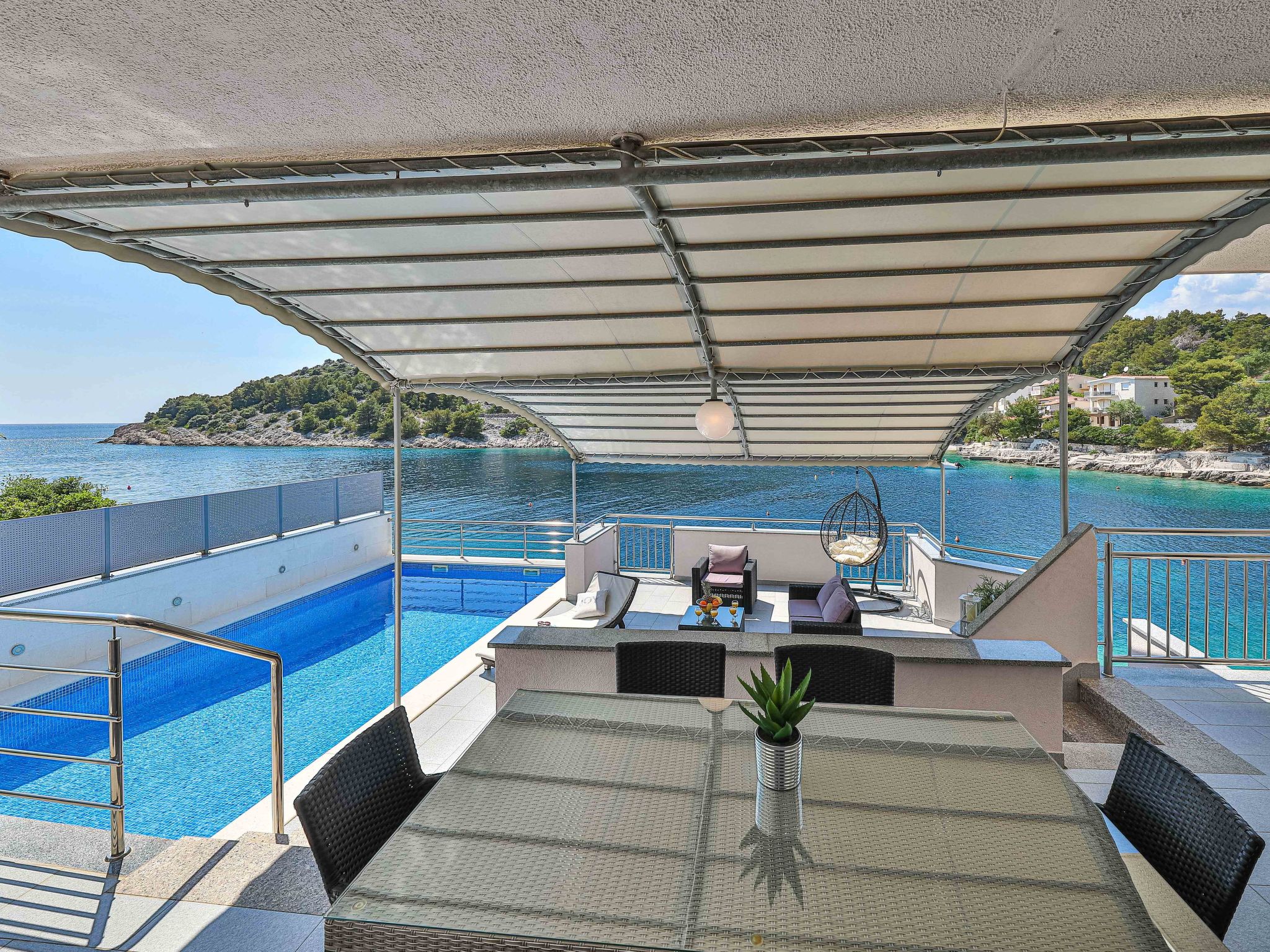 Villa Antonija: Stijlvolle villa direct aan zee met verwarmd zwembad in Ražanj - foto 21