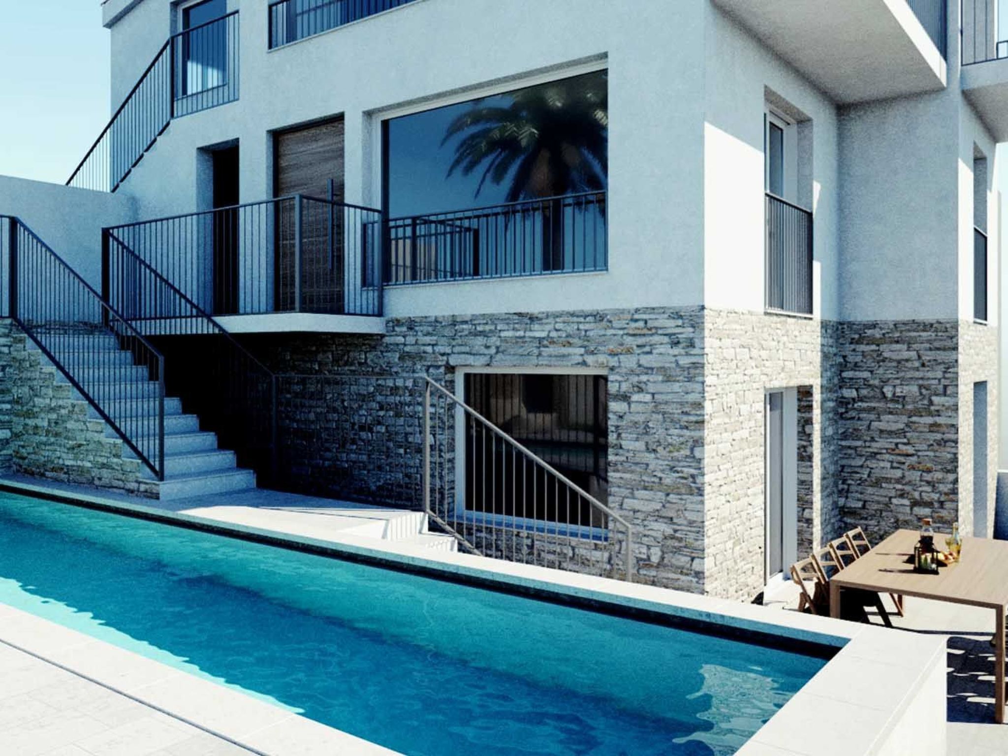 Schöne Villa Stella mit Meerblick und beheiztem Pool