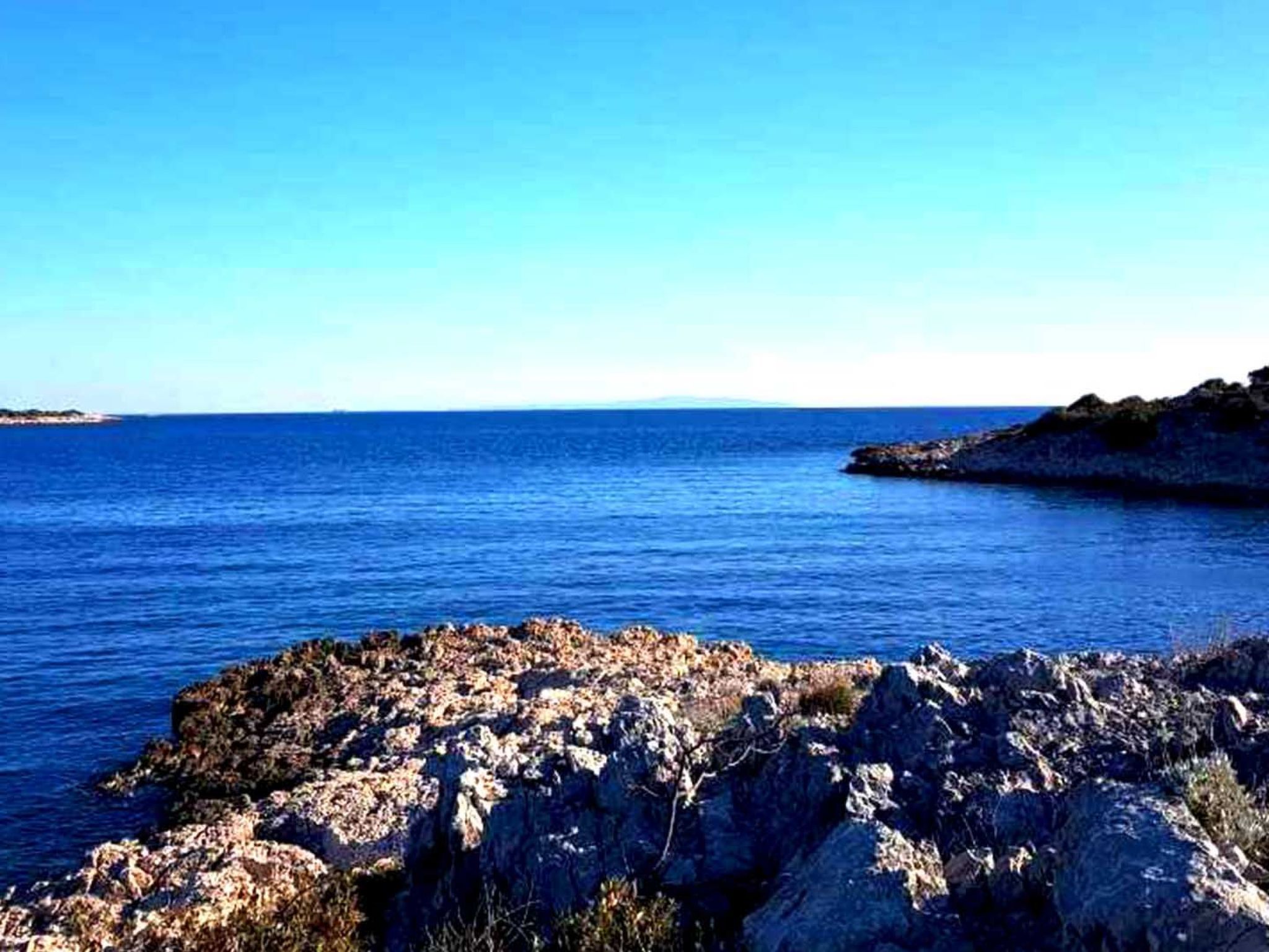 Schöne Villa Stella mit Meerblick und beheiztem Pool-Draußen