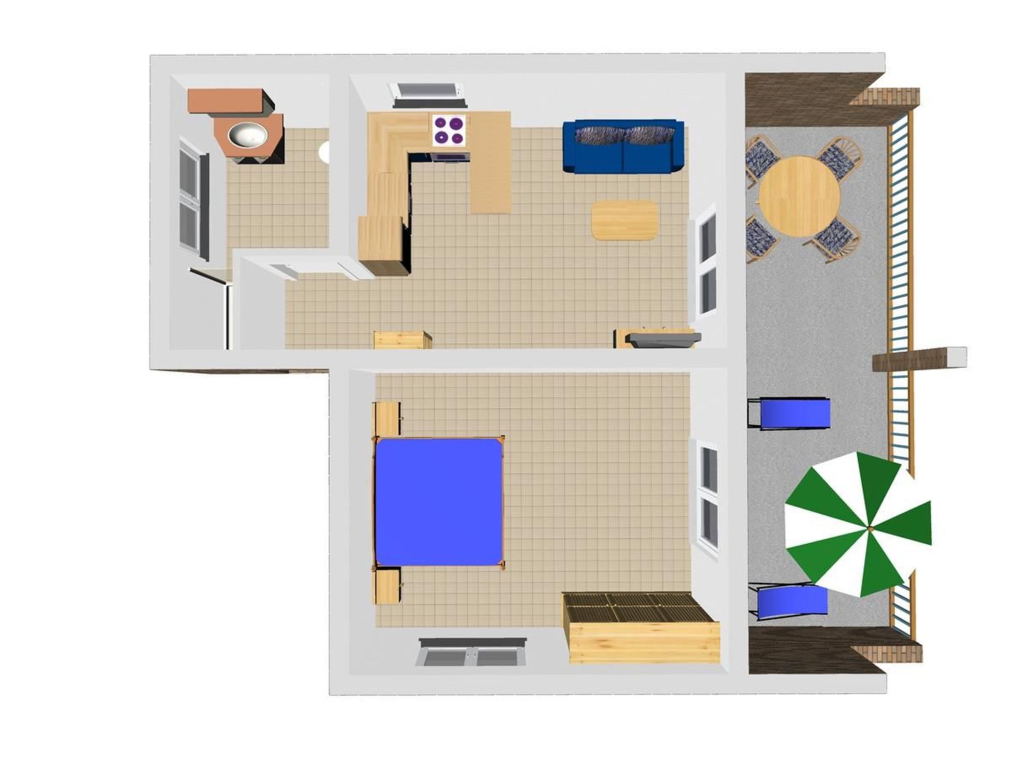 Villa Luger 1. OG-Binnen