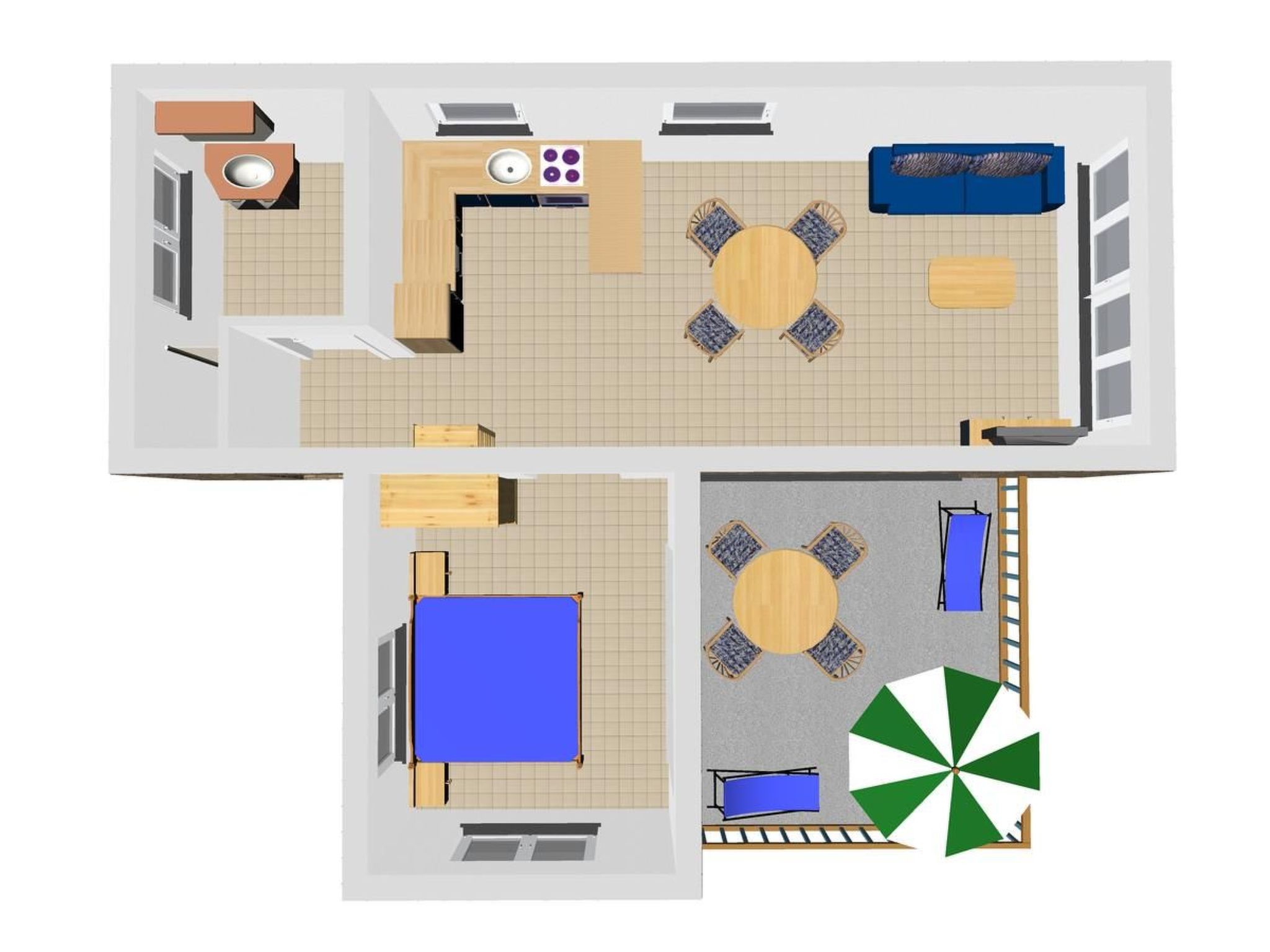 Villa Luger 2. OG-Binnen