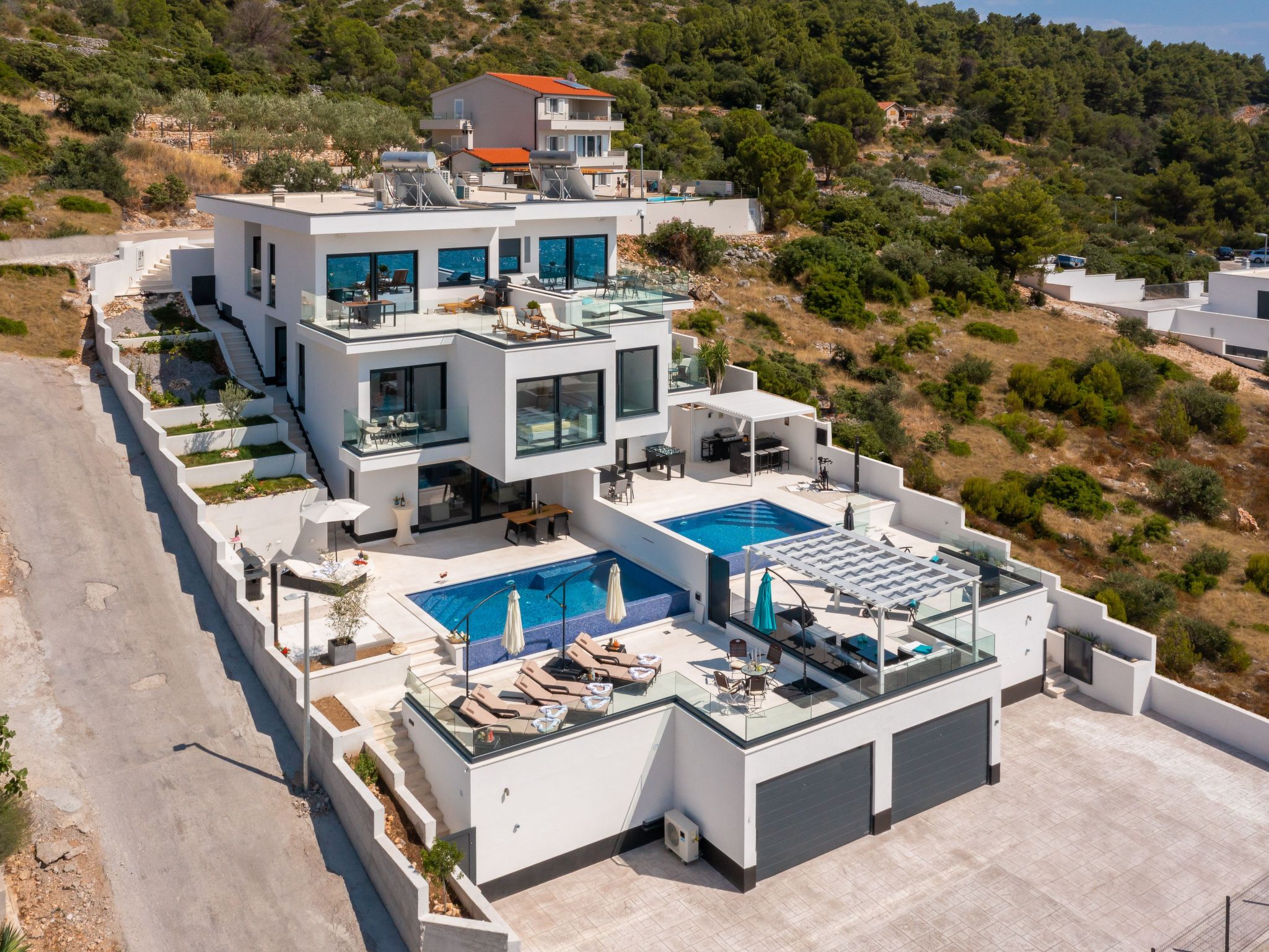 Vakantiehuis met privé zwembad in Podorljak (Kroatië) voor 8 personen