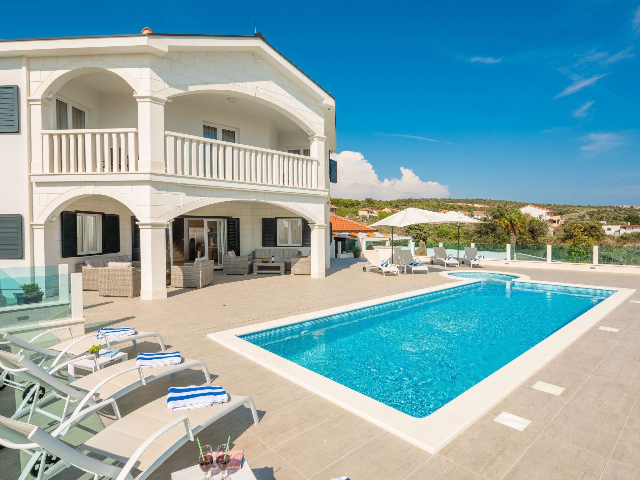 Vakantiehuis met privé zwembad in Podorljak (Kroatië) voor 8 personen