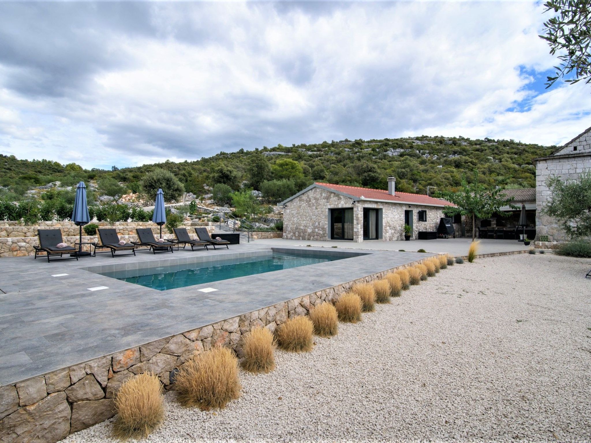 Vakantiehuis met privé zwembad in Marina (Kroatië) voor 5 personen