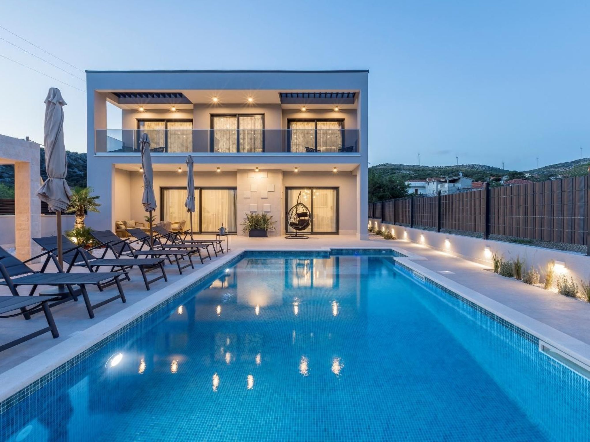 Villa Diana, modern gestaltet, in Dograde-Binnen