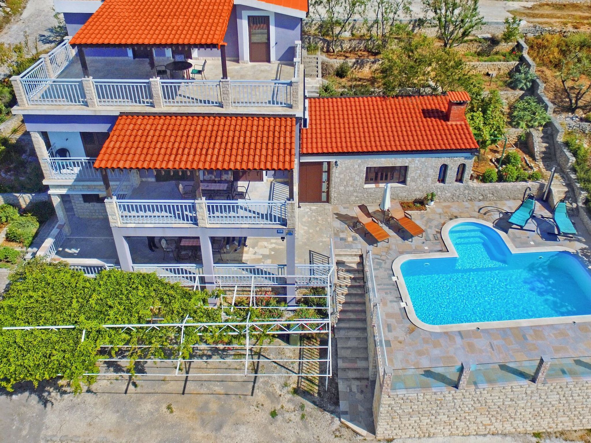 Seaside Villa Lara mit beheiztem Swimmingpool-Drinnen