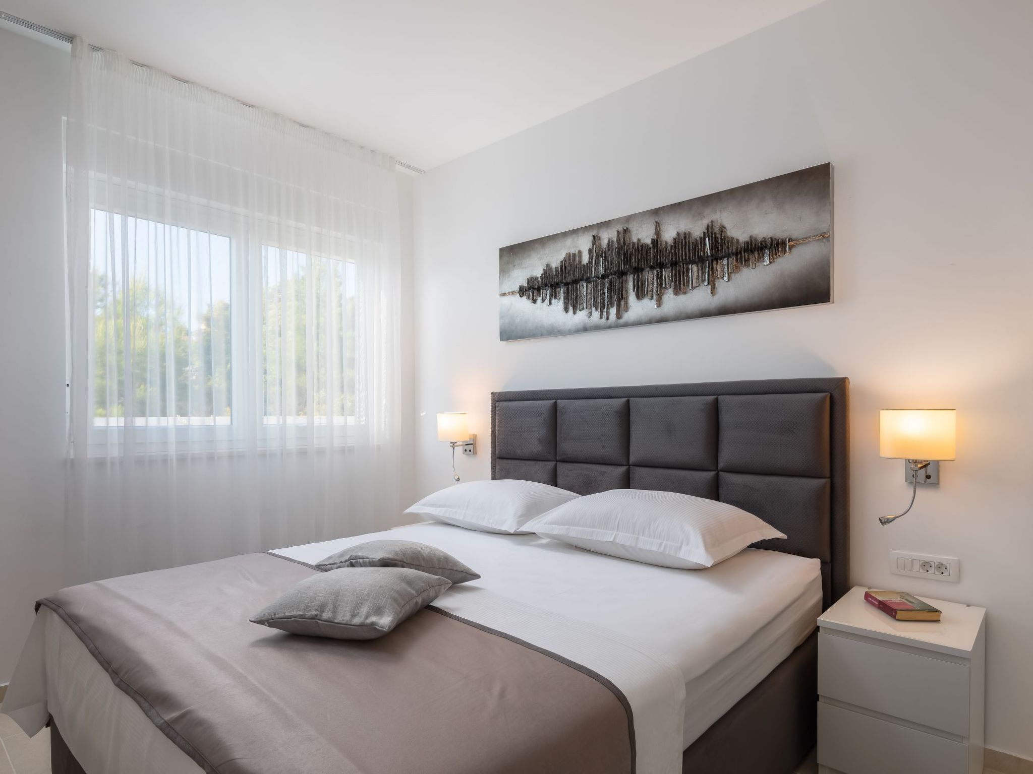 Maison Luxuriöse Villa Dolce Vita direkt am Meer mit privatem Pool und Parkplatz – Chambre, photo 54 sur 59