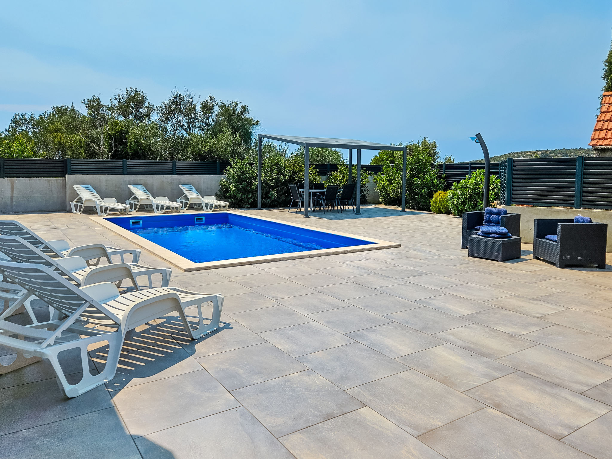 Vakantiehuis met privé zwembad in Vinisce (Kroatië) voor 4 personen