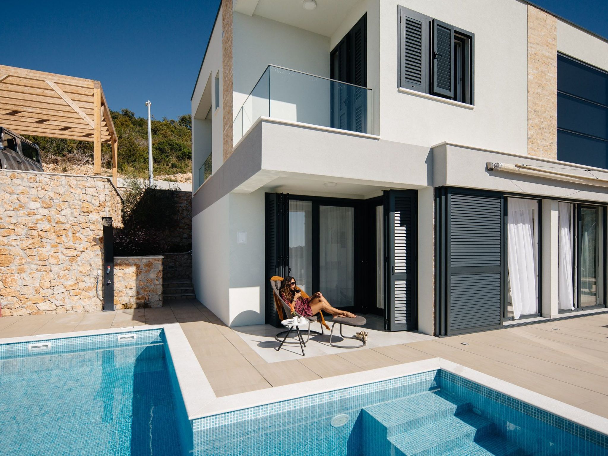 Charmantes Ferienhaus in Vinišće mit Privatem Pool und Meerblick-Image-tags.info
