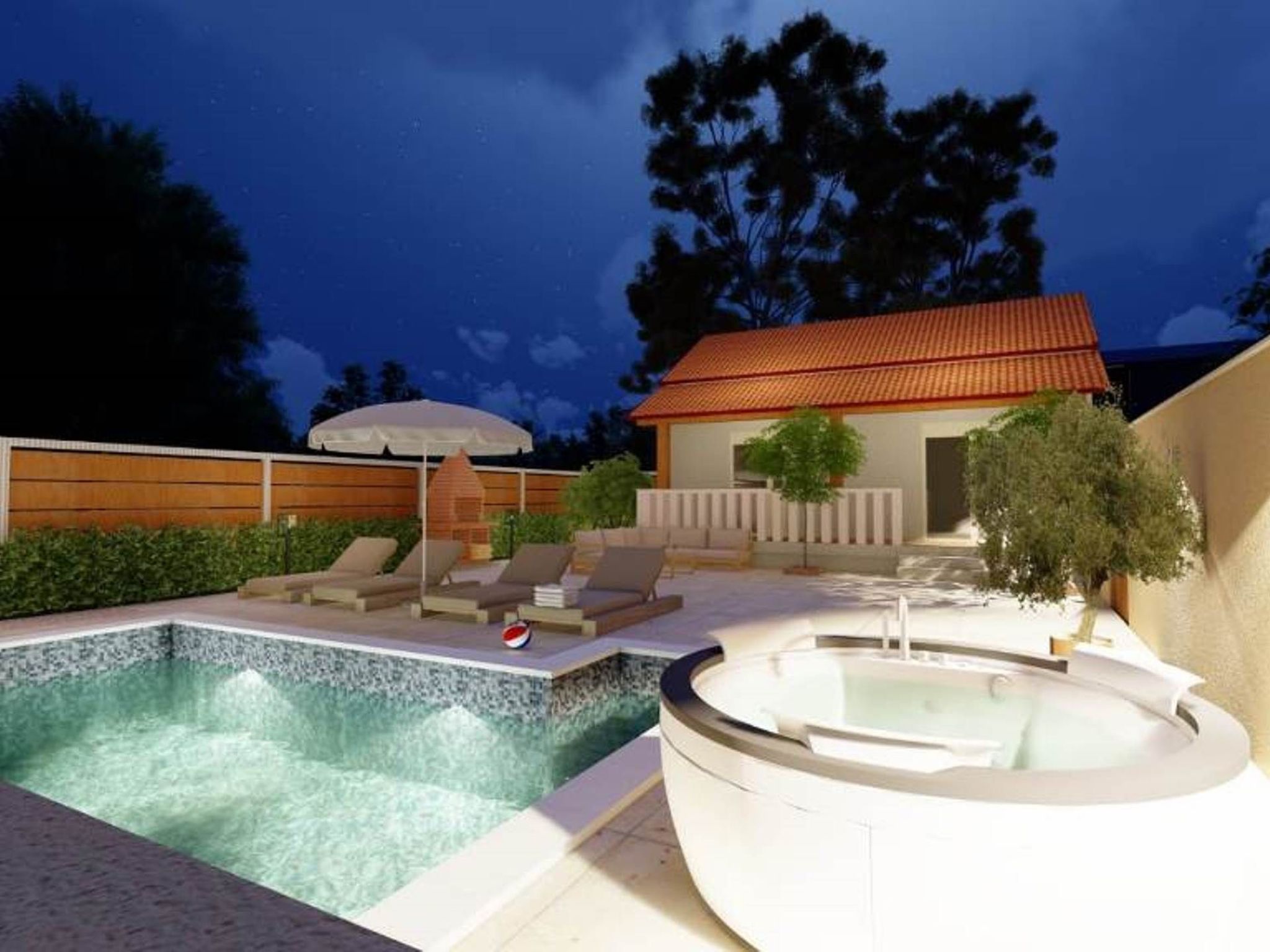 Villa Stella mit Pool & Jaccuzzi-Dedans