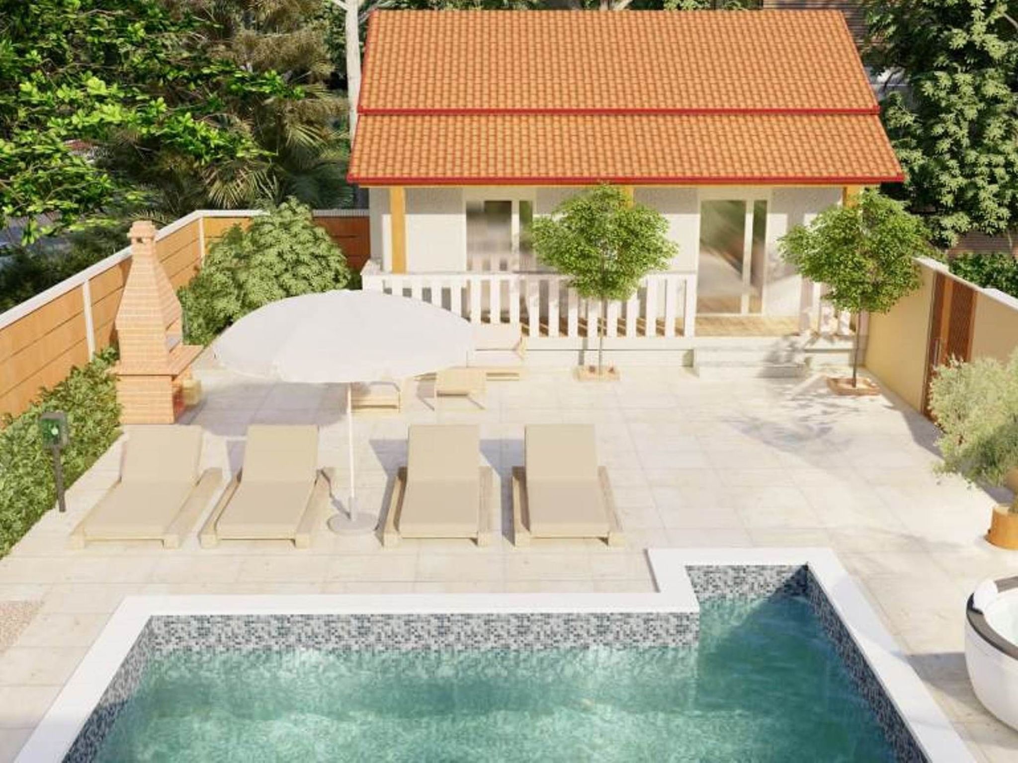 Villa Stella mit Pool & Jaccuzzi-Dedans