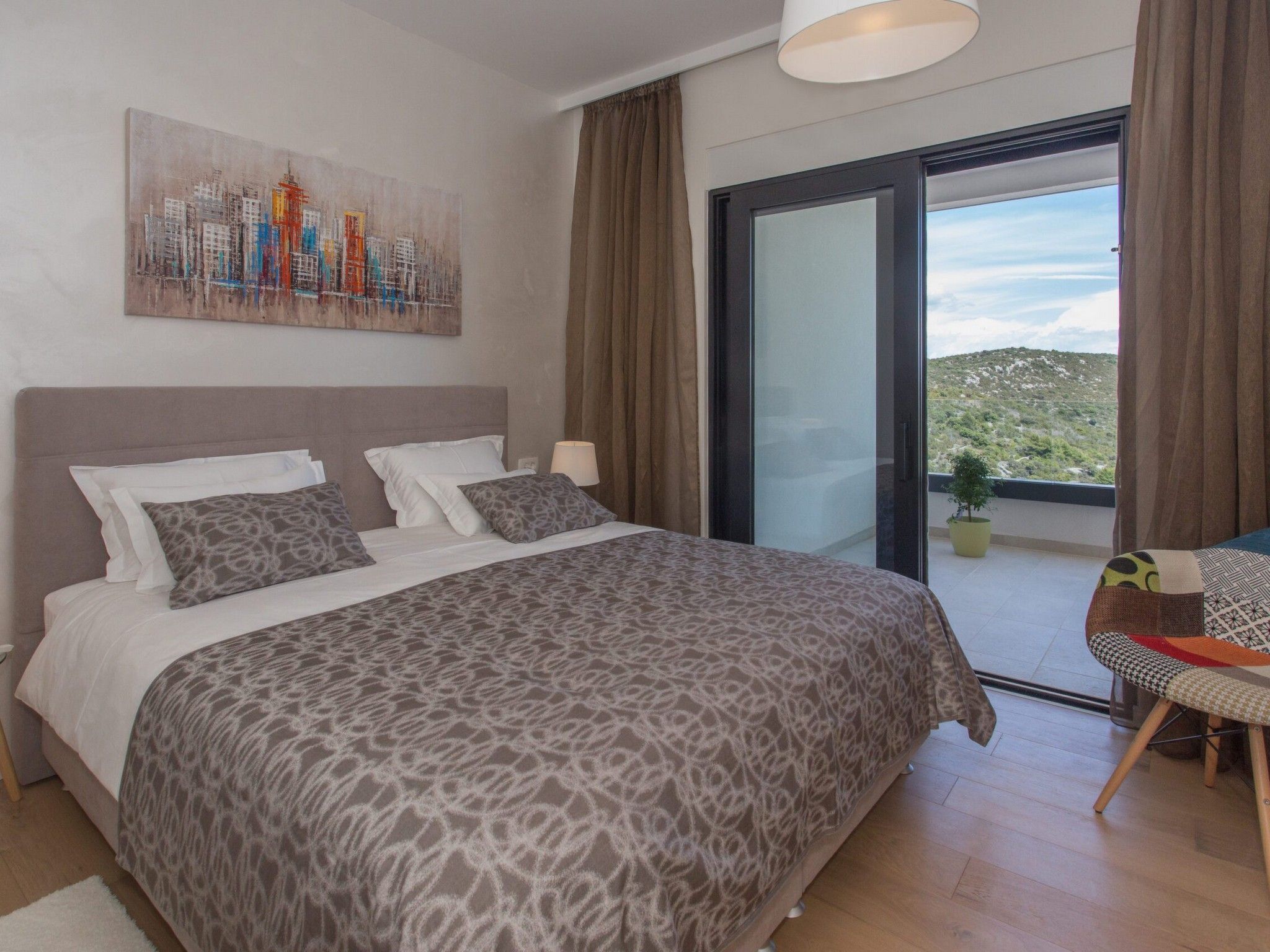 Ferienvilla "Orangenbaum" mit Blick auf das Wasser-Dedans