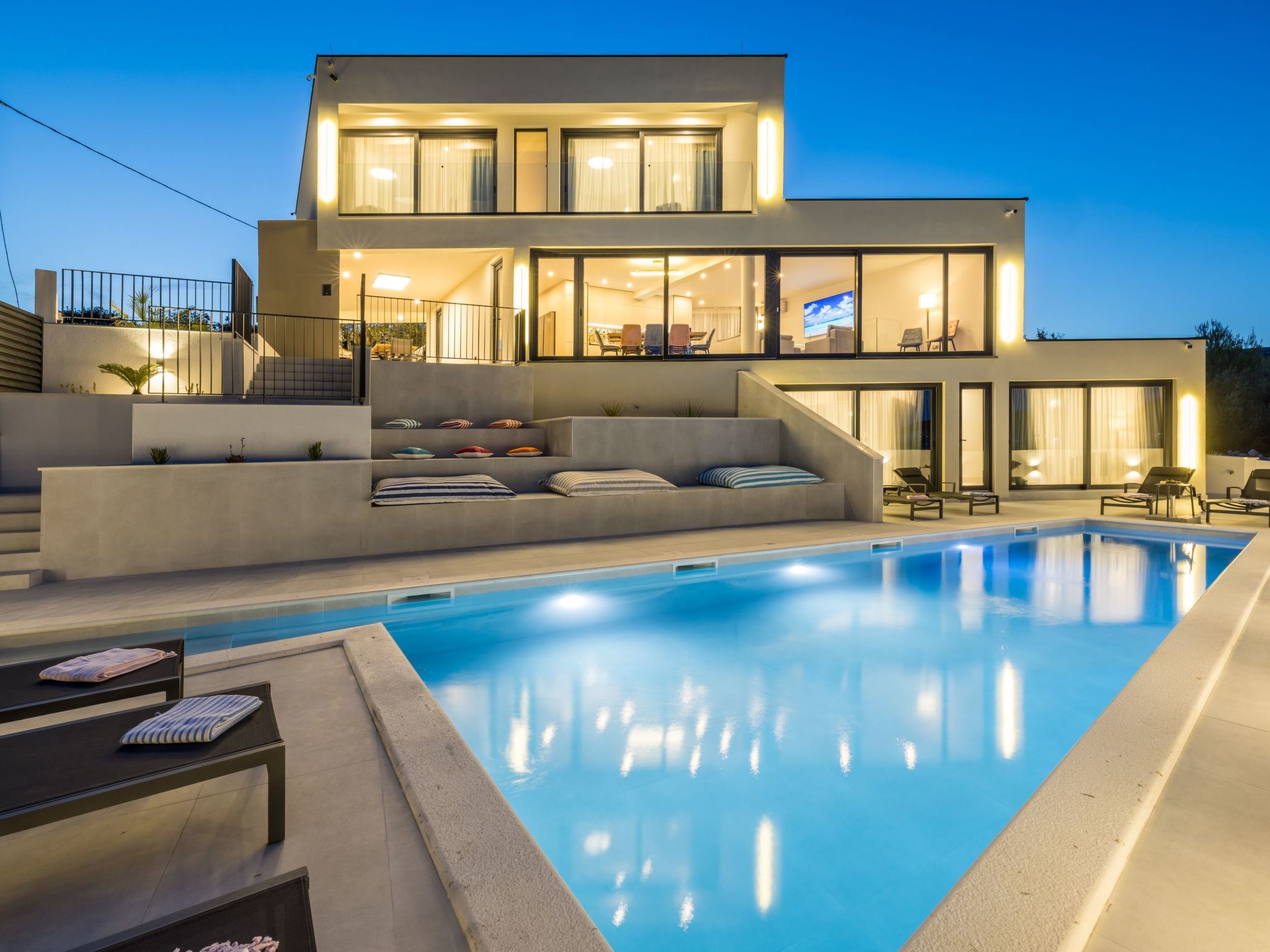 Vakantiehuis met privé zwembad in Vinisce (Kroatië) voor 8 personen