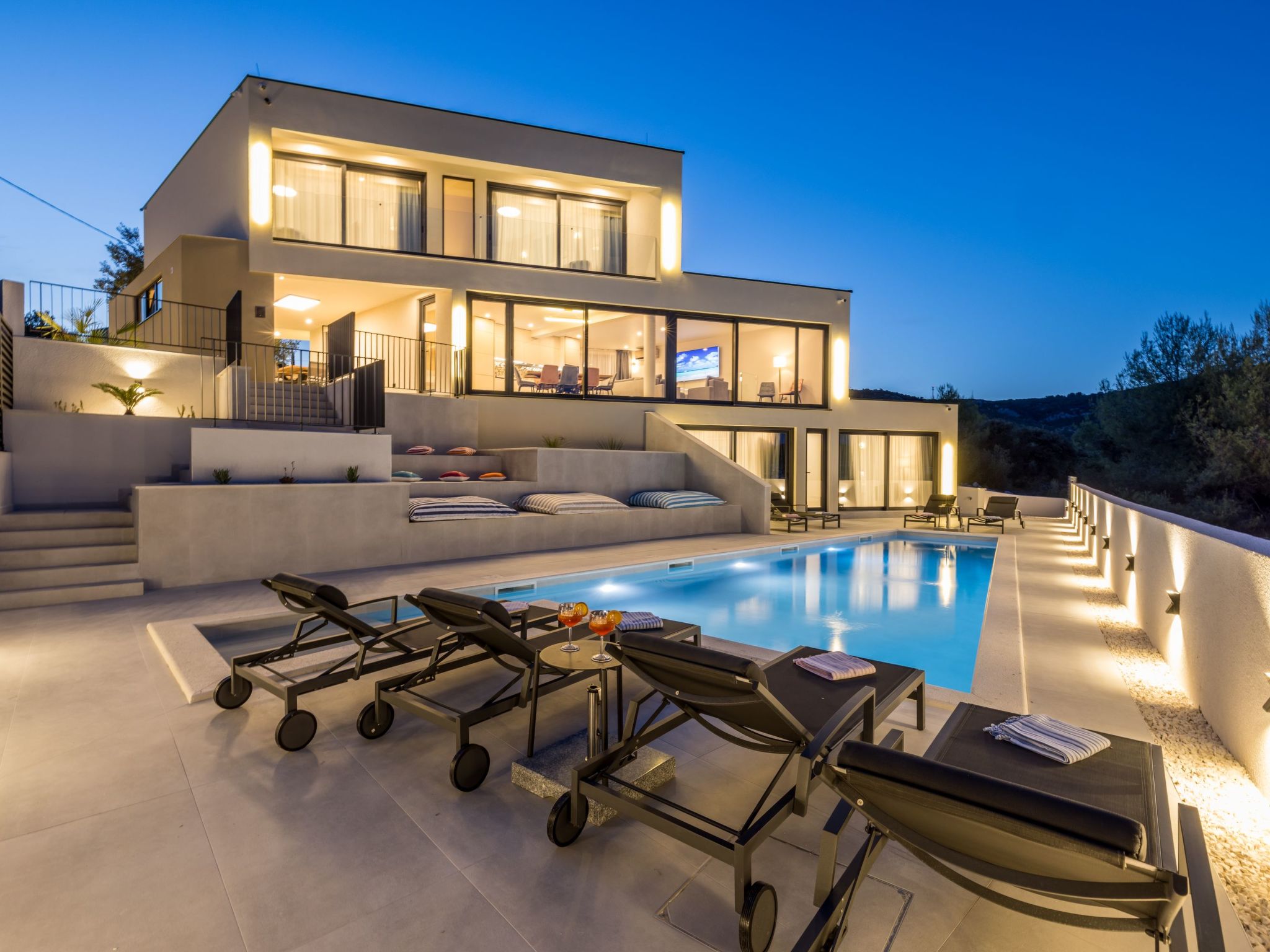 Mar Escape Villa mit Pool und Meerblick Kroatien-Binnen