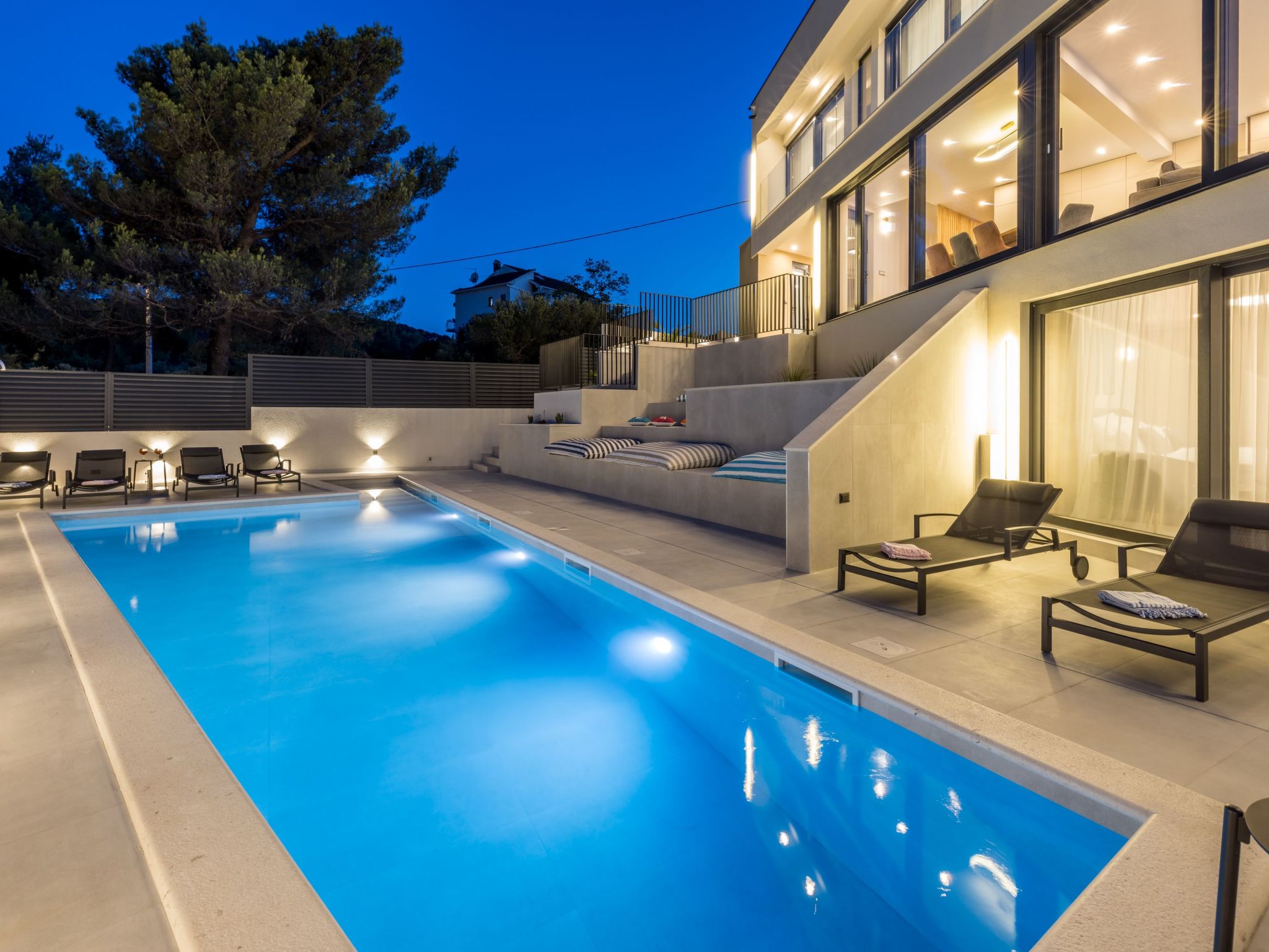 Mar Escape Villa mit Pool und Meerblick Kroatien-Binnen