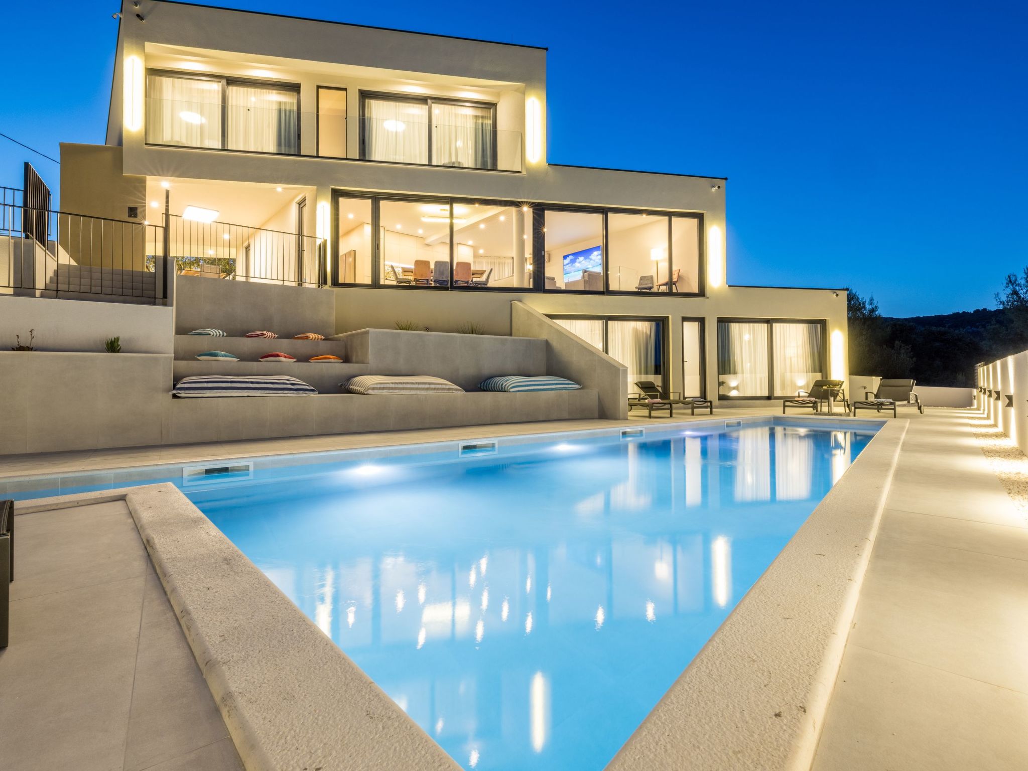 Mar Escape Villa mit Pool und Meerblick Kroatien-Binnen