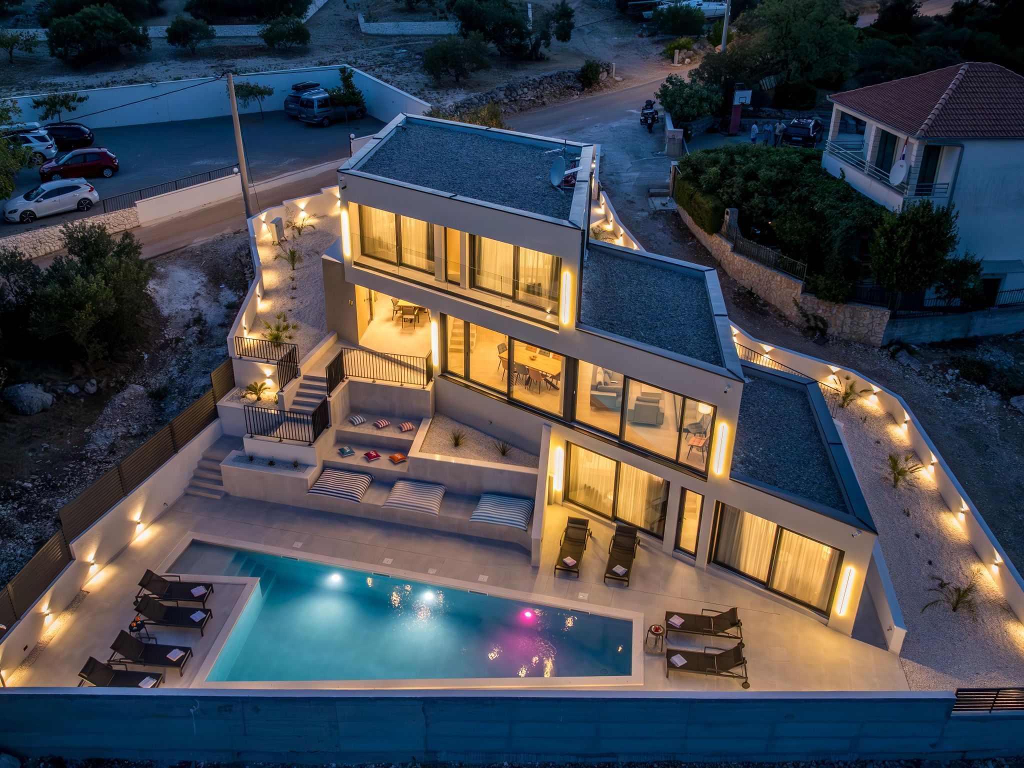 Mar Escape Villa mit Pool und Meerblick Kroatien-Binnen