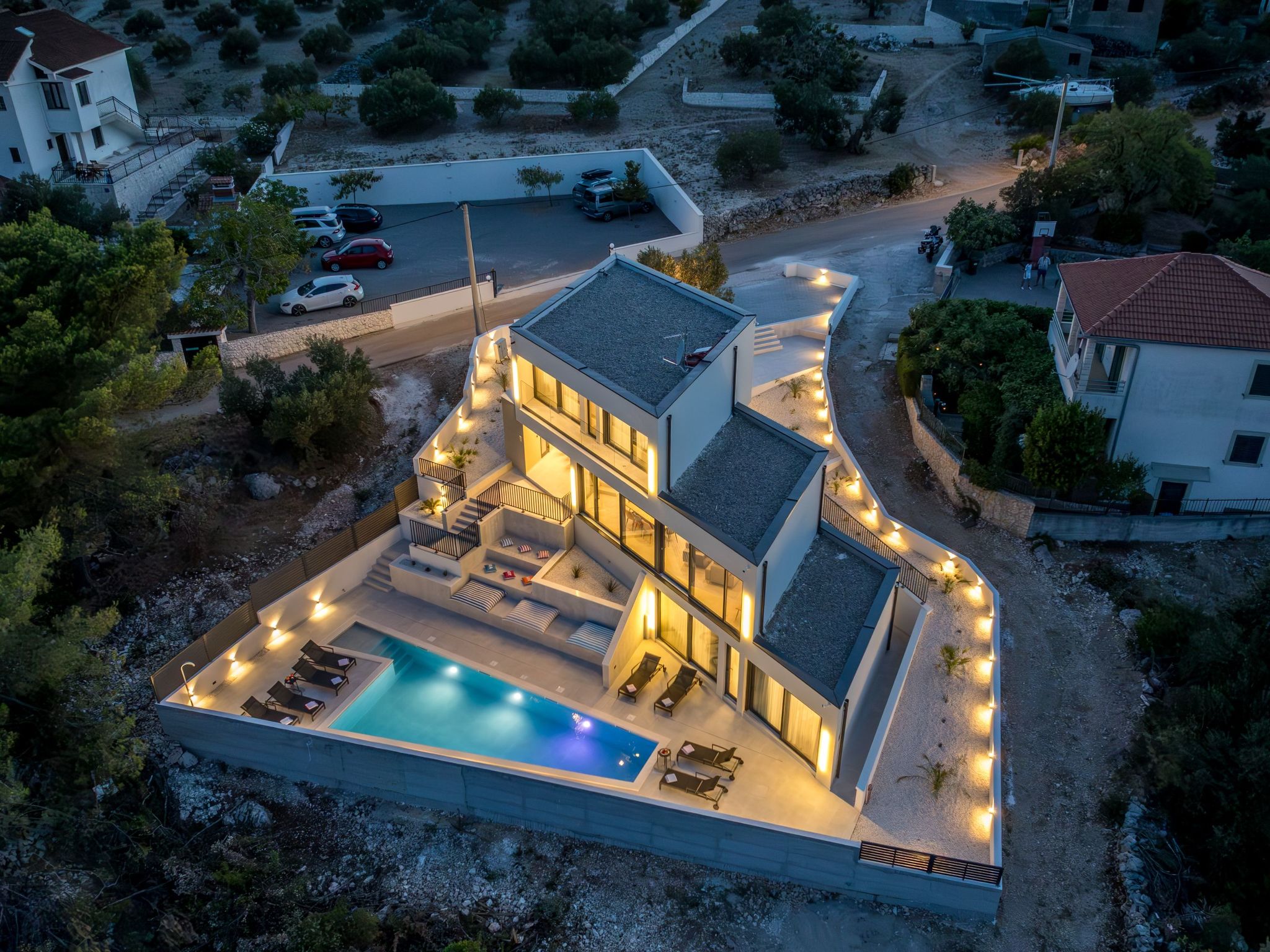 Mar Escape Villa mit Pool und Meerblick Kroatien-Binnen