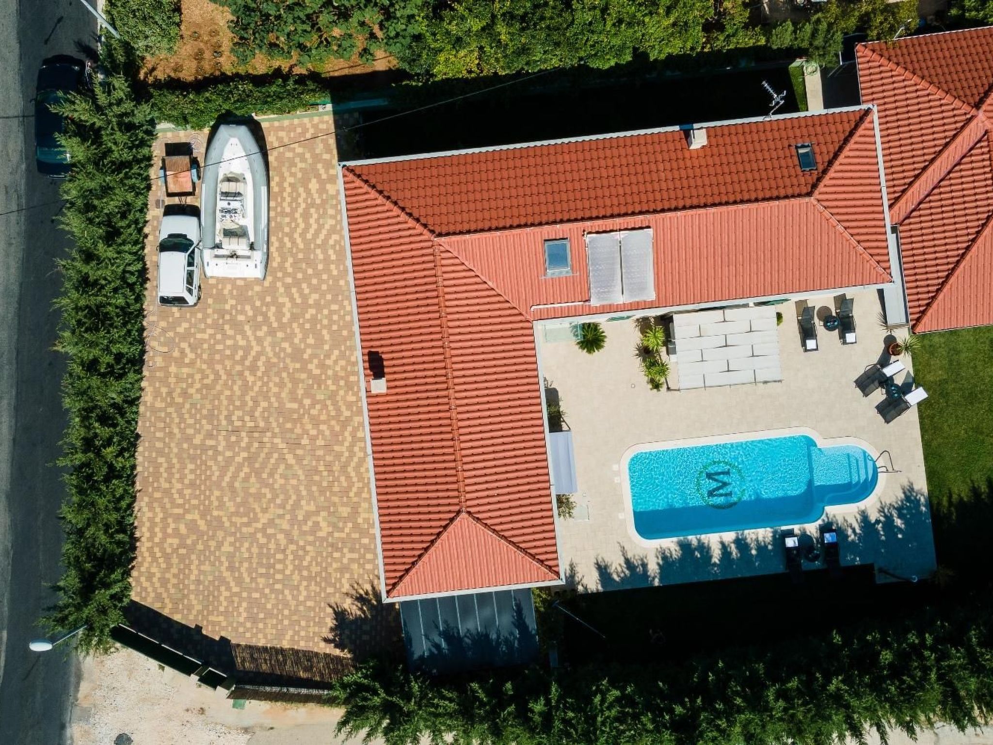 Villa Marta Trogir für 10 Personen in Plano-Drinnen
