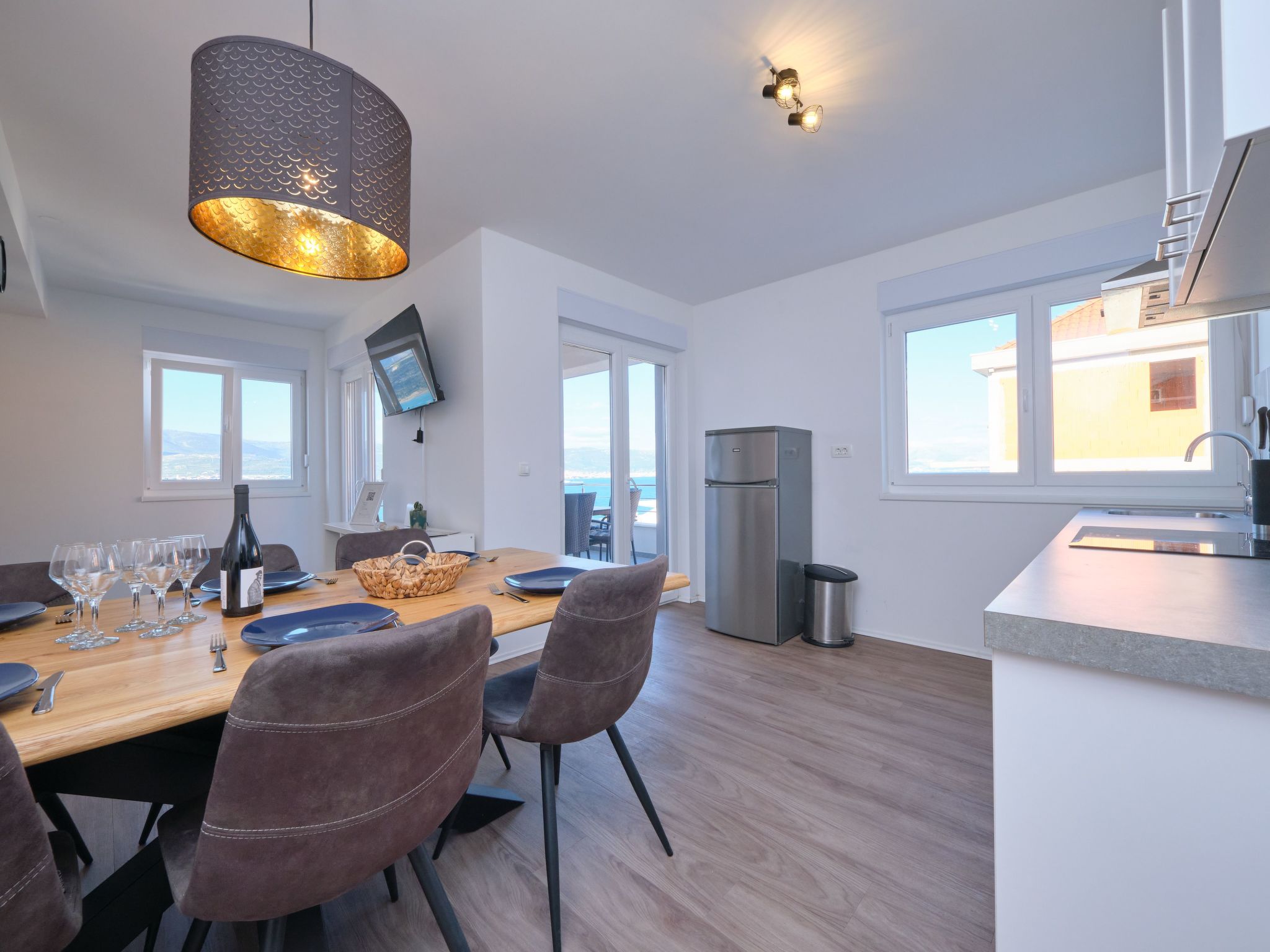 Für 4 Personen ca. 65 m² in Mastrinka, Adriaküste Kroatien (Kroatische Ins-Drinnen