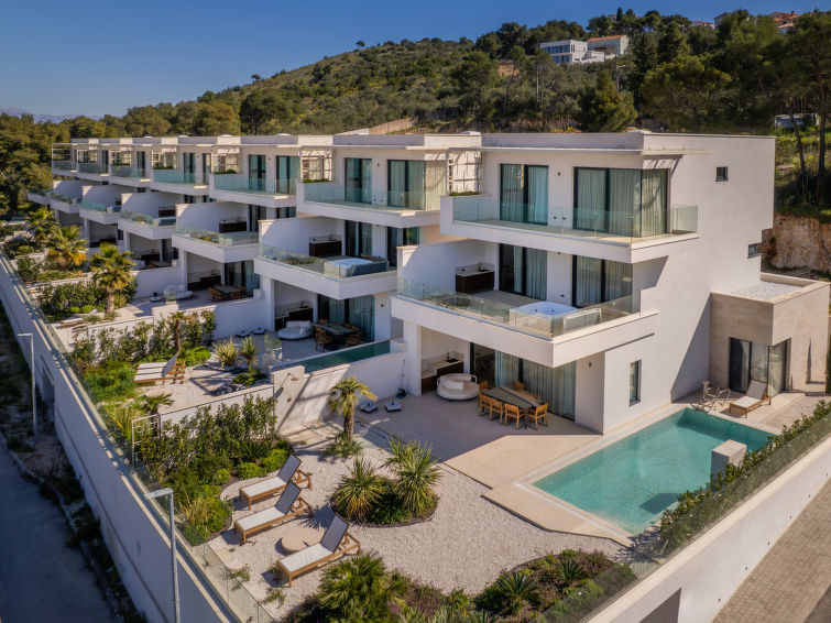 Vakantiehuis met privé zwembad in Trogir (Kroatië) voor 10 personen