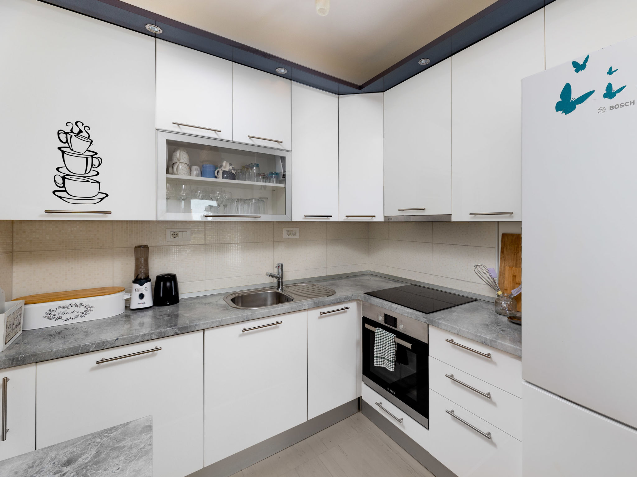 Sole - Modern appartement aan zee met zwembad, 1 km van strand Trogir - foto 12