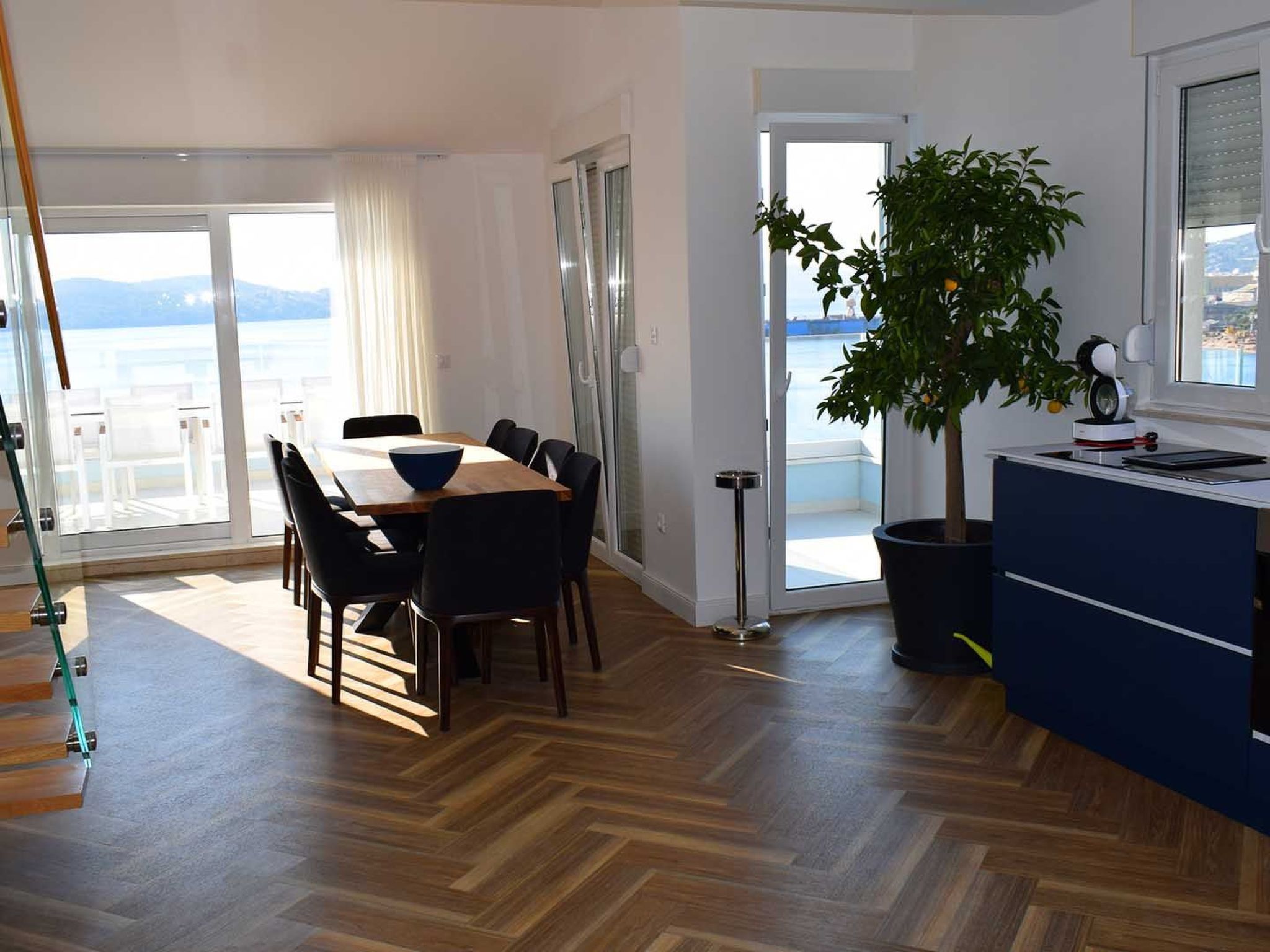 "White Sky" direkt am Strand