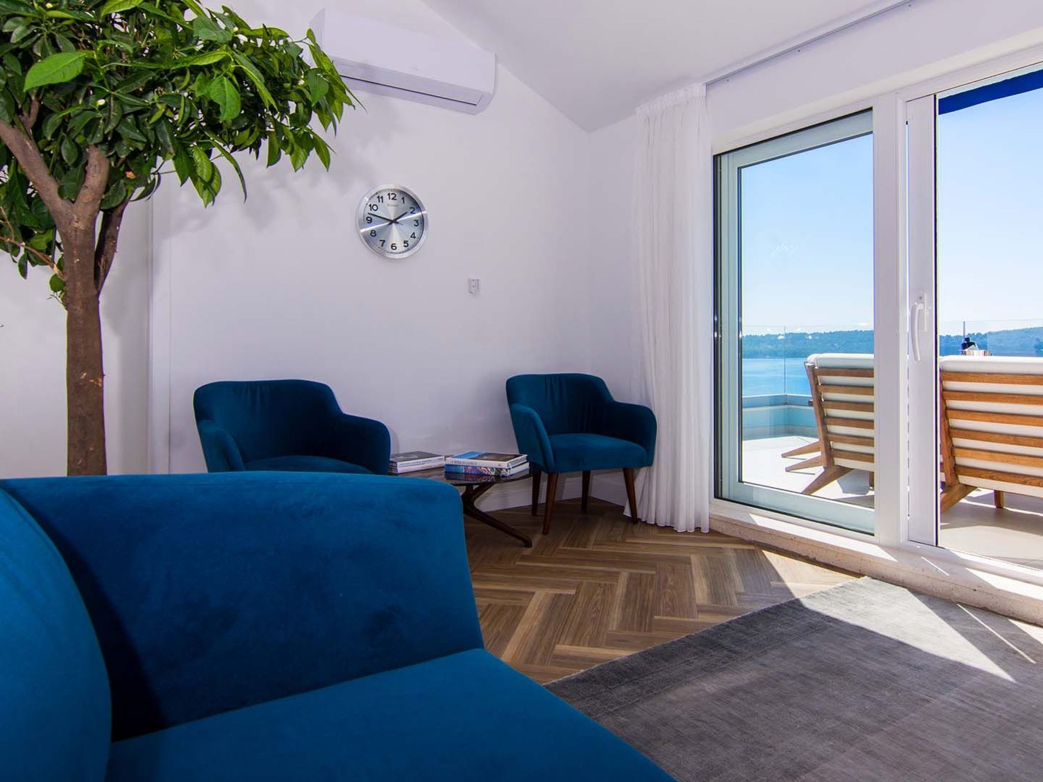 "White Sky" direkt am Strand-Binnen