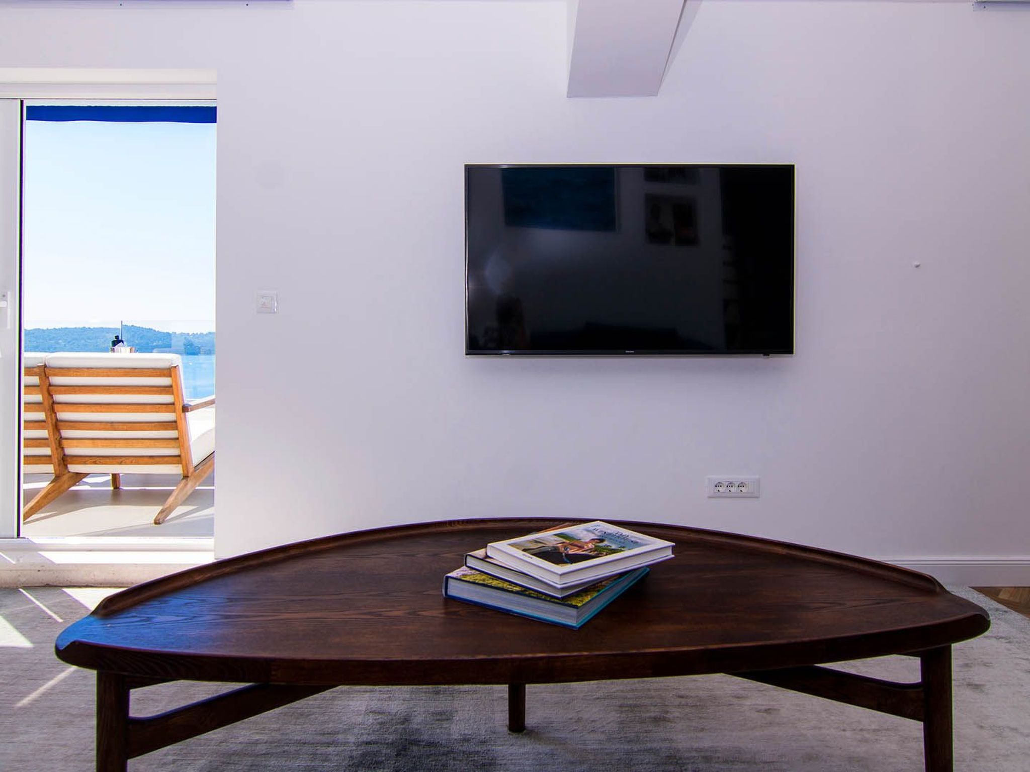 "White Sky" direkt am Strand-Binnen