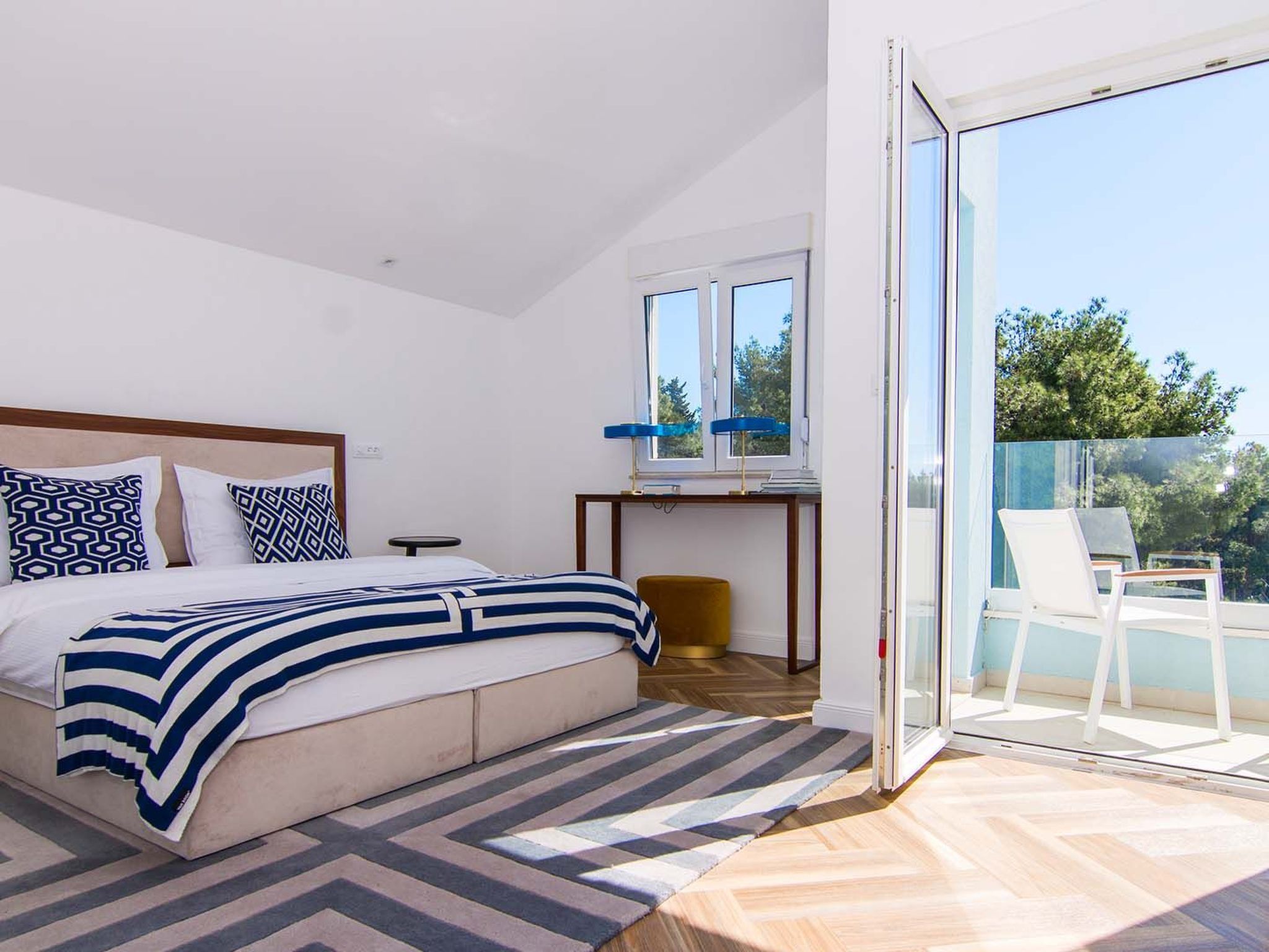 "White Sky" direkt am Strand-Binnen